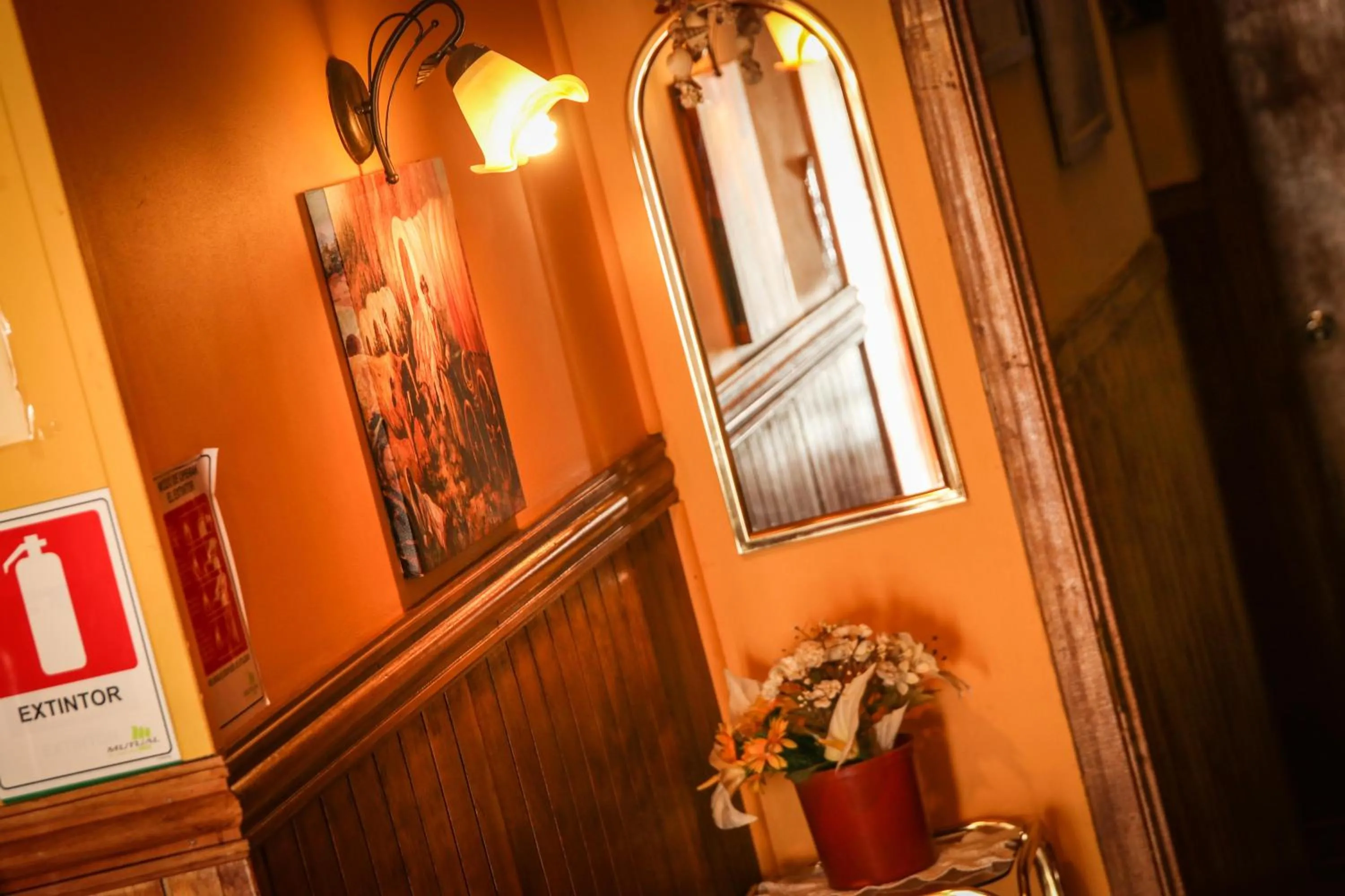 Decorative detail in Hostal Hielo Sur