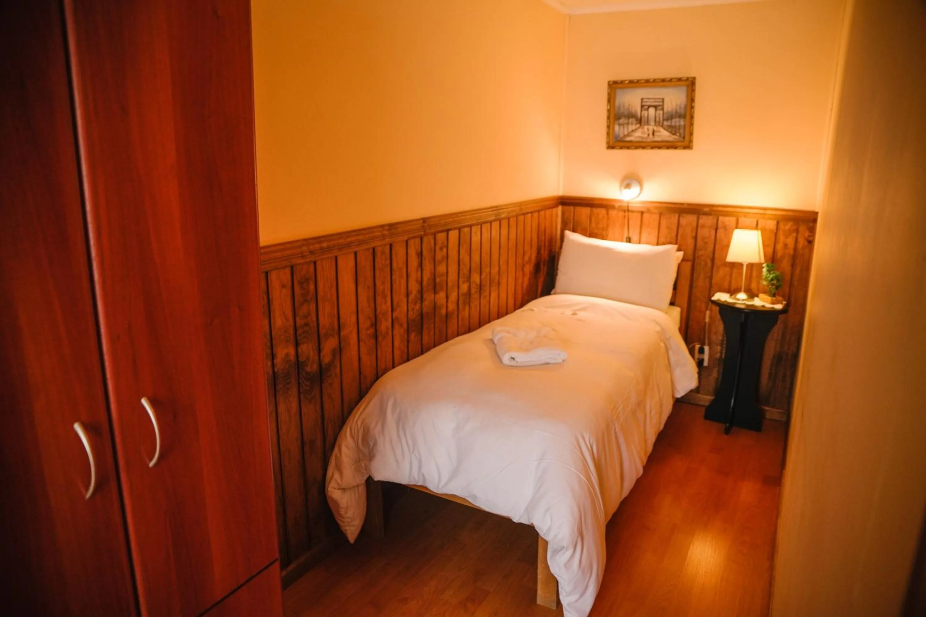 Bed in Hostal Hielo Sur