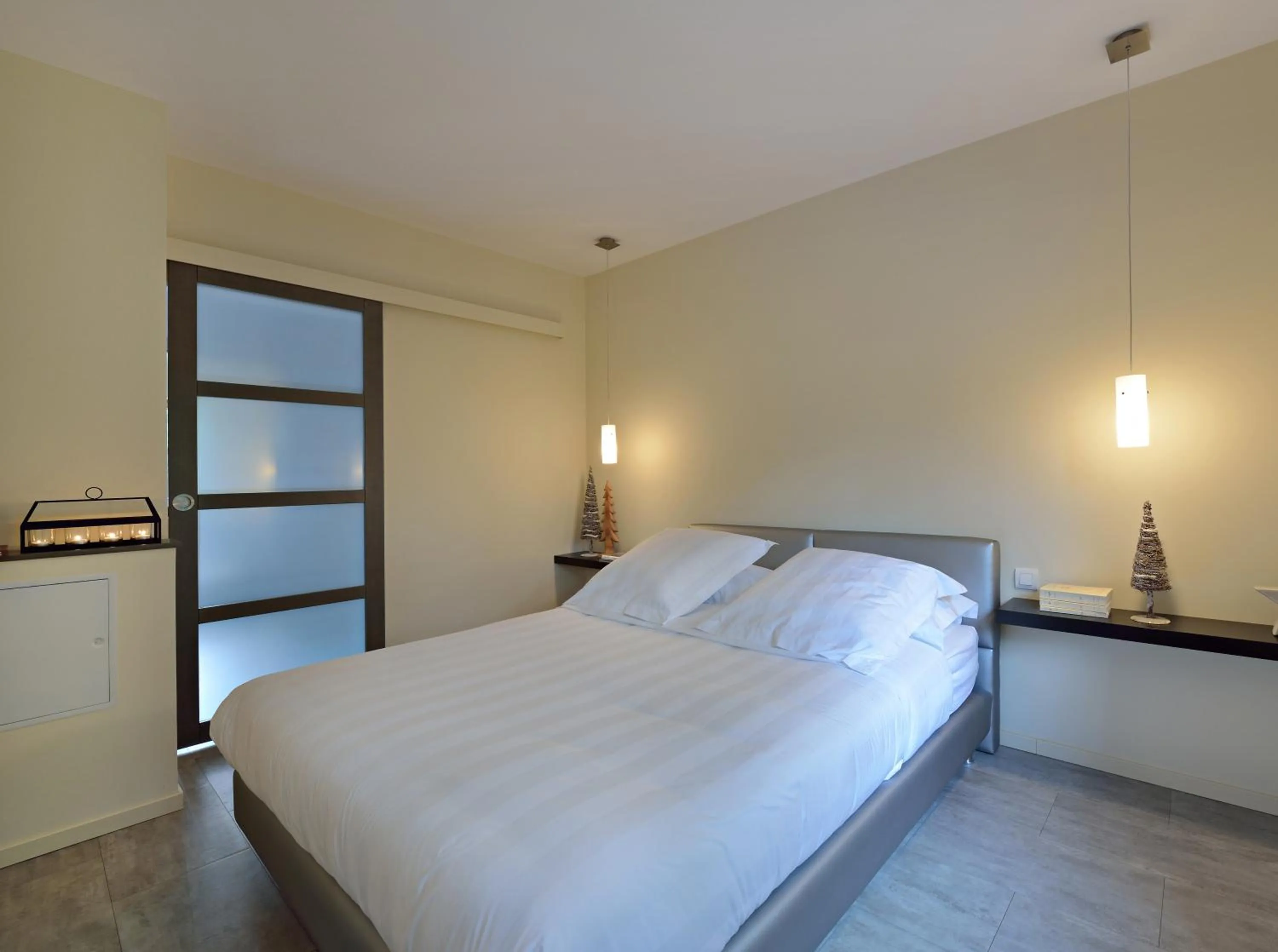 Bedroom, Bed in Cottage 1956 - Maison d'hôtes