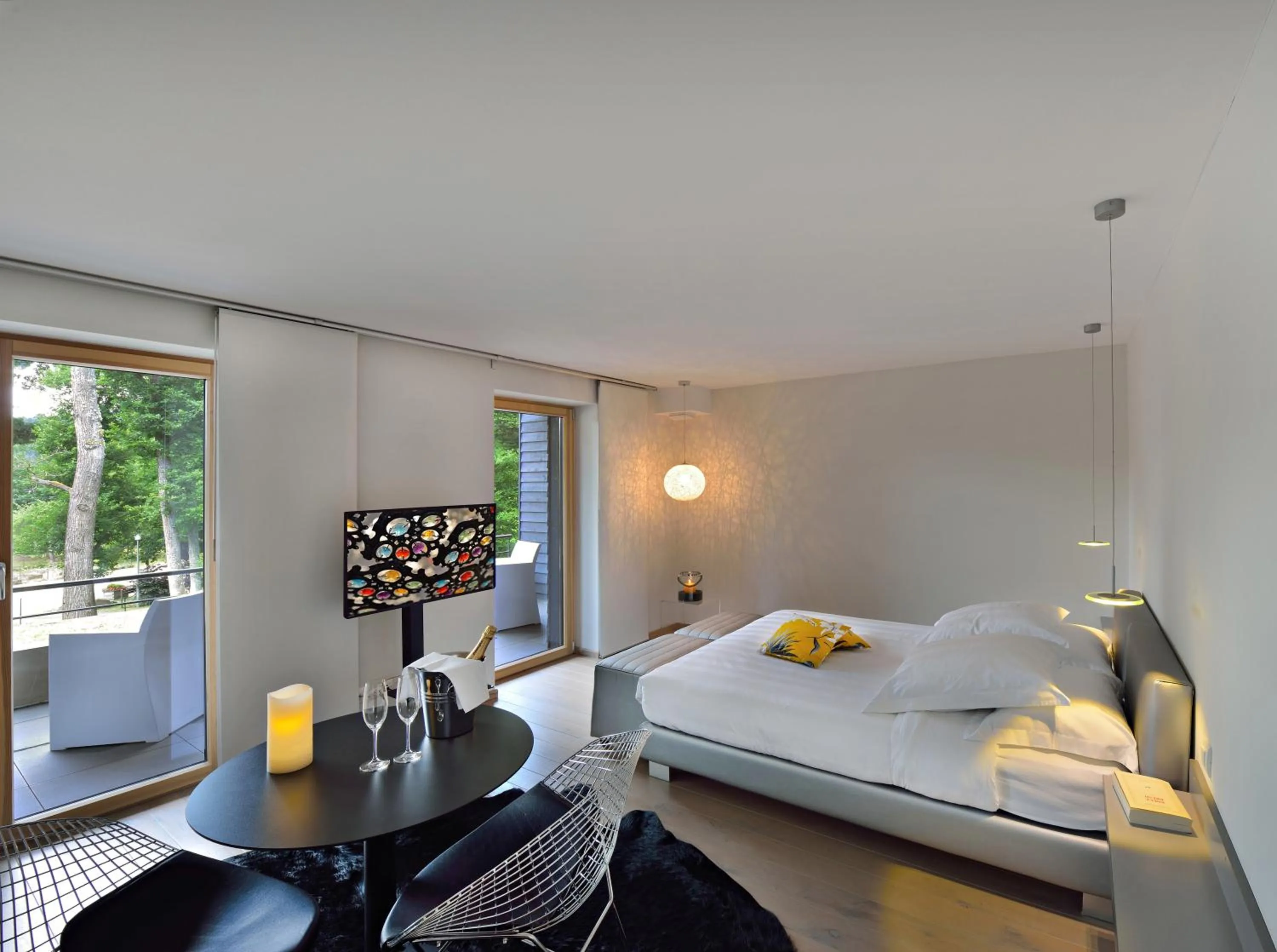 Photo of the whole room, Bed in Cottage 1956 - Maison d'hôtes