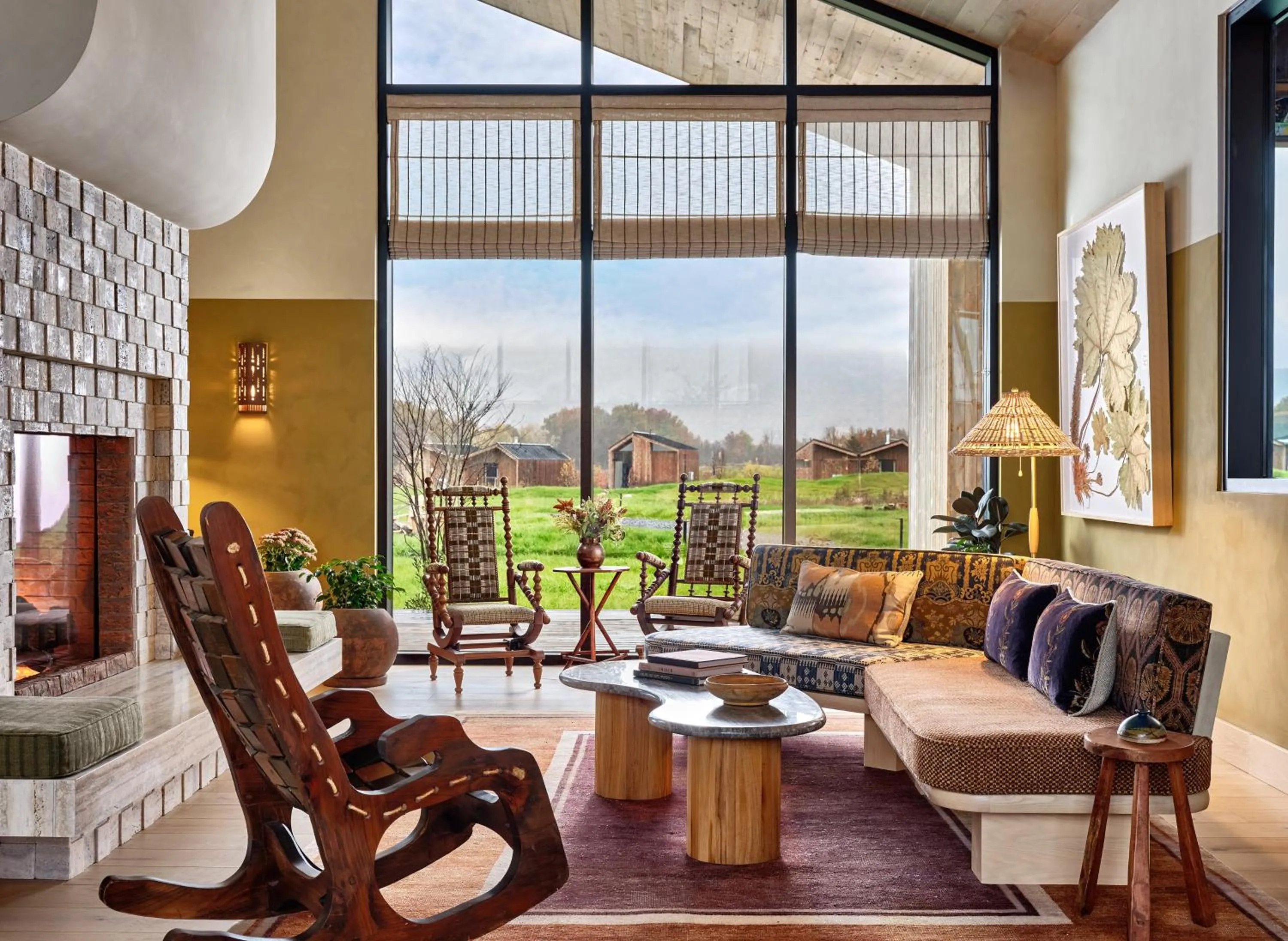 Living room in Wildflower Farms, Auberge Collection