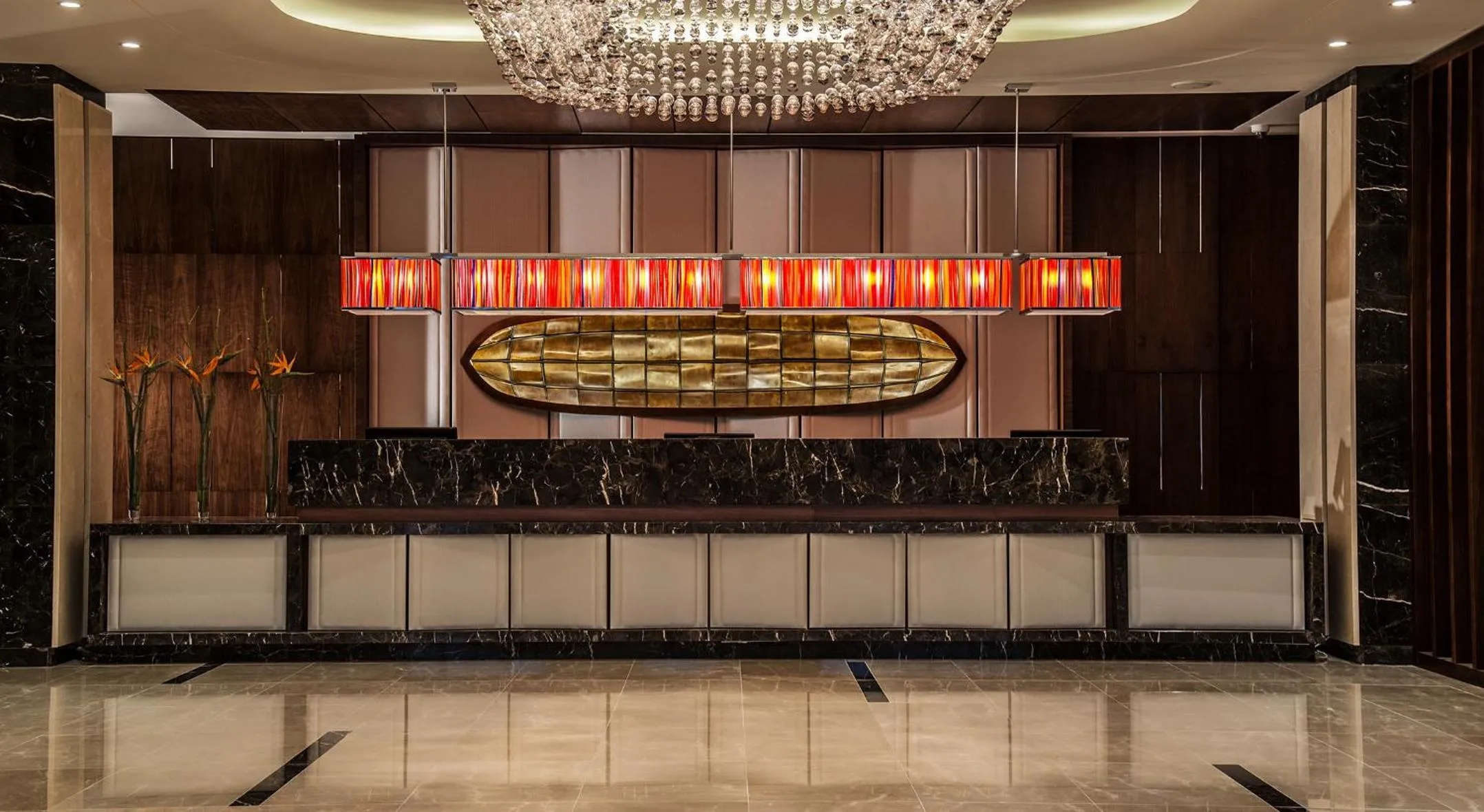 Lobby or reception in Airport Hotel Okęcie