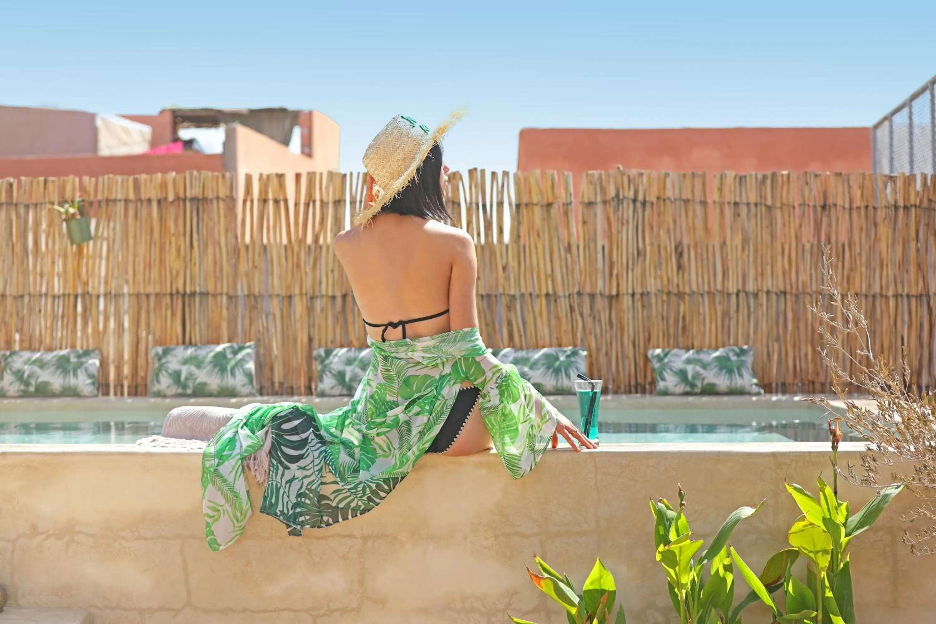 Swimming pool in Riad Amya & Spa