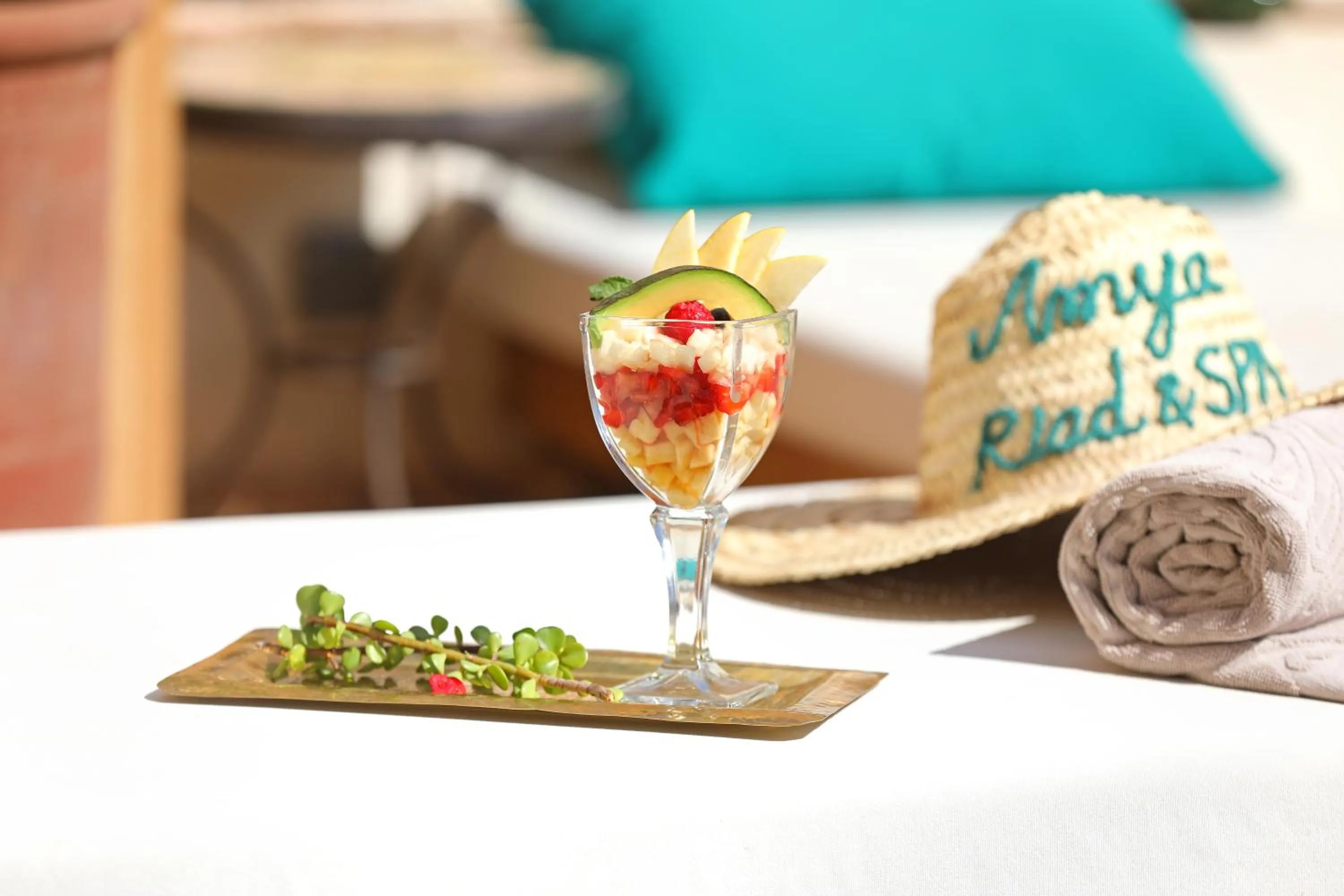 Food and drinks in Riad Amya & Spa