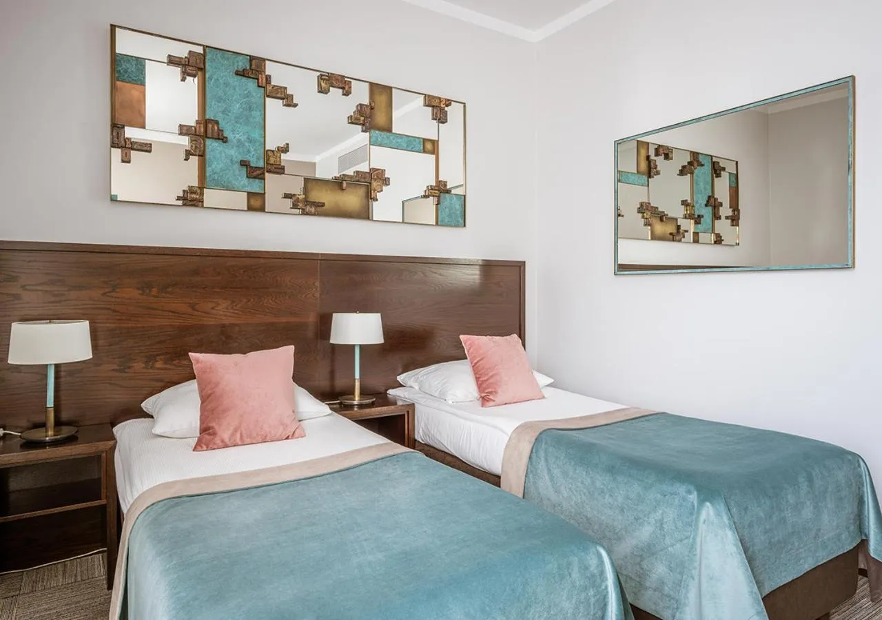 Bed in Europeum Hotel