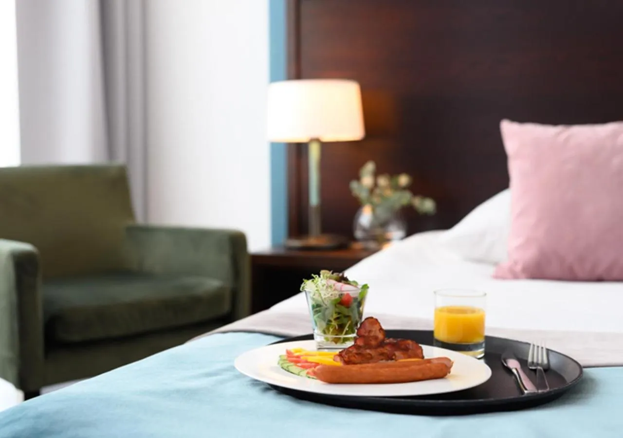 Bed in Europeum Hotel