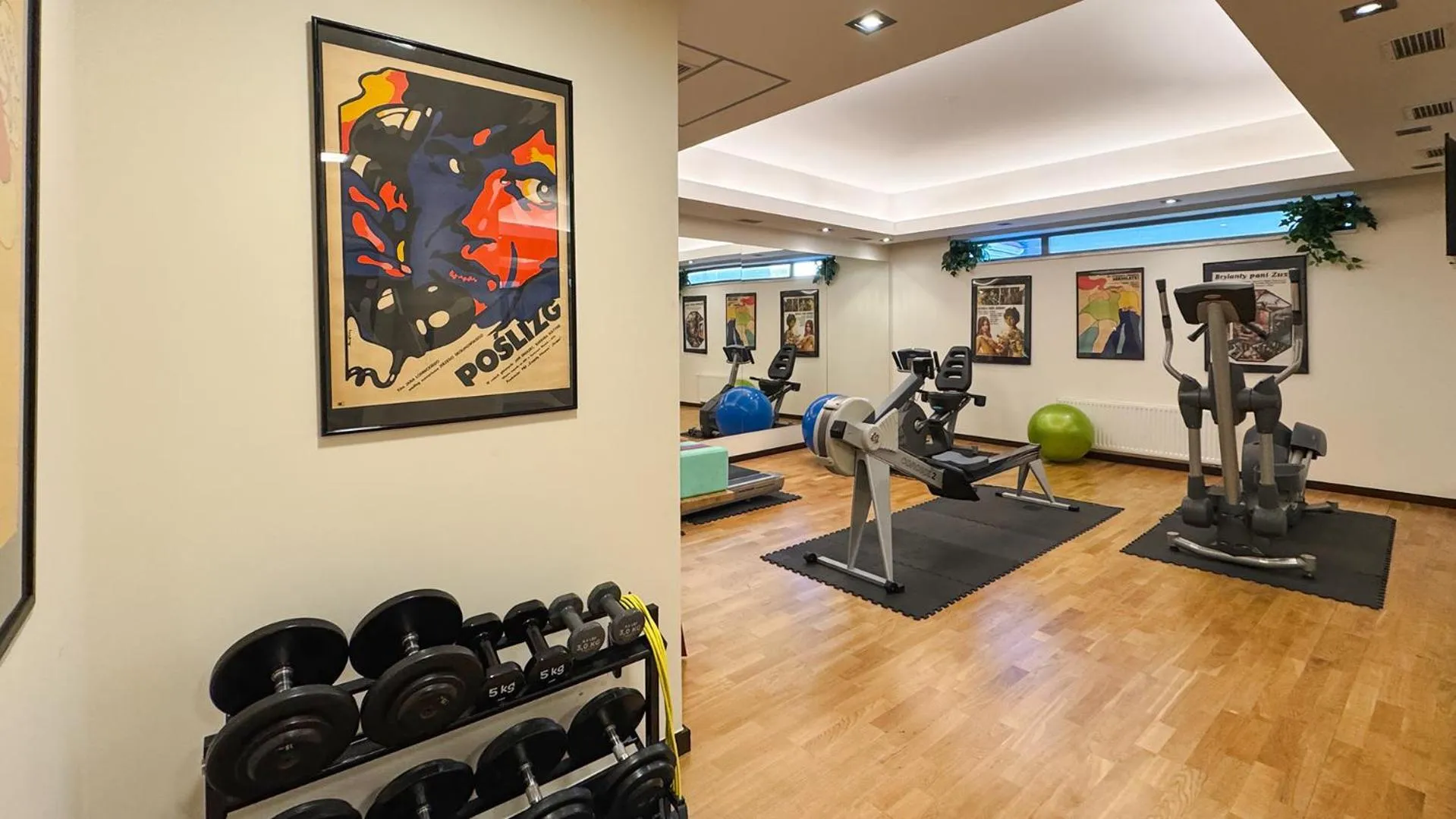 Fitness centre/facilities in Europeum Hotel