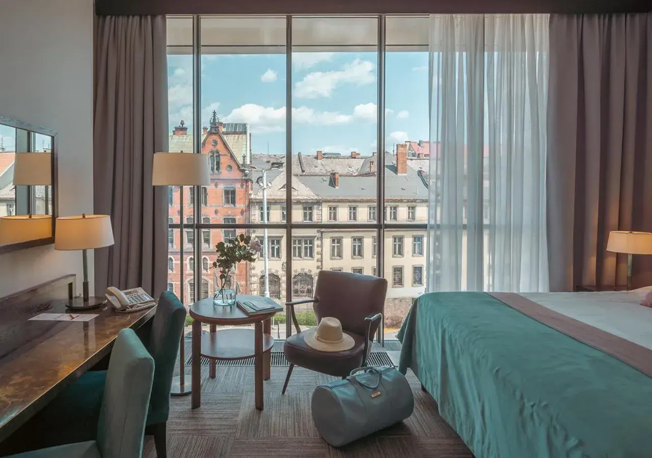 Bed in Europeum Hotel Bed in Europeum Hotel