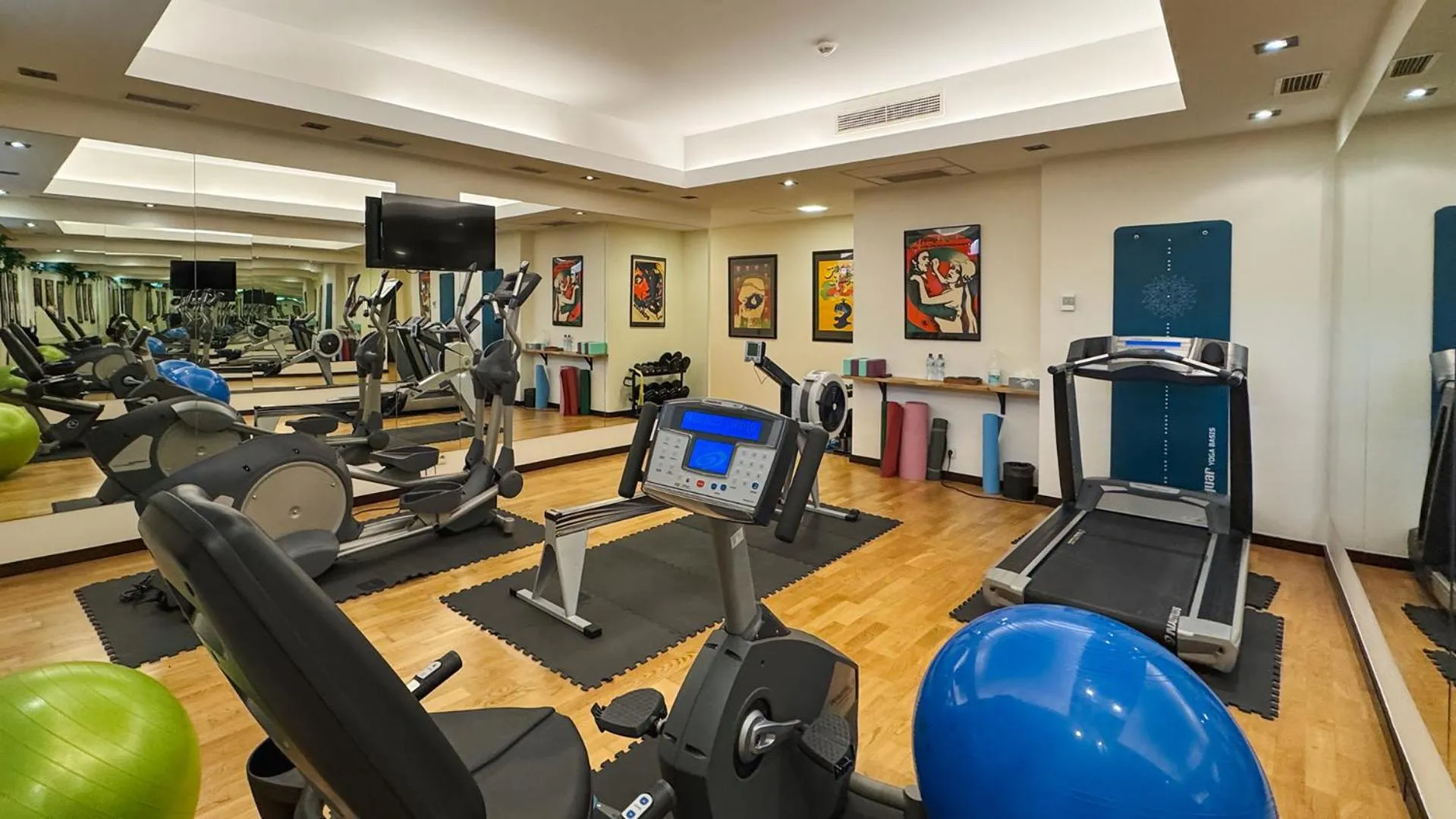 Fitness centre/facilities in Europeum Hotel
