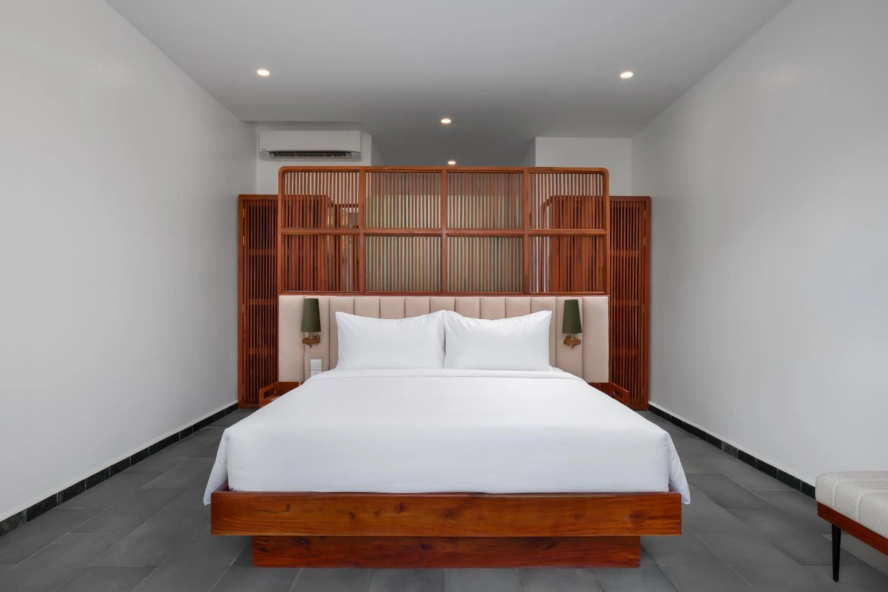 Bed in Two Seasons Siem Reap Hotel