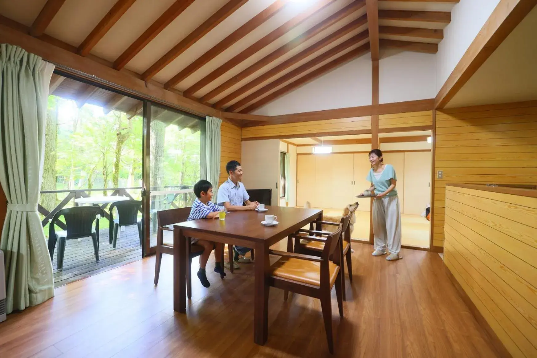 Quadruple Room with Terrace in Village Kagetsuen Quadruple Room with Terrace in Village Kagetsuen