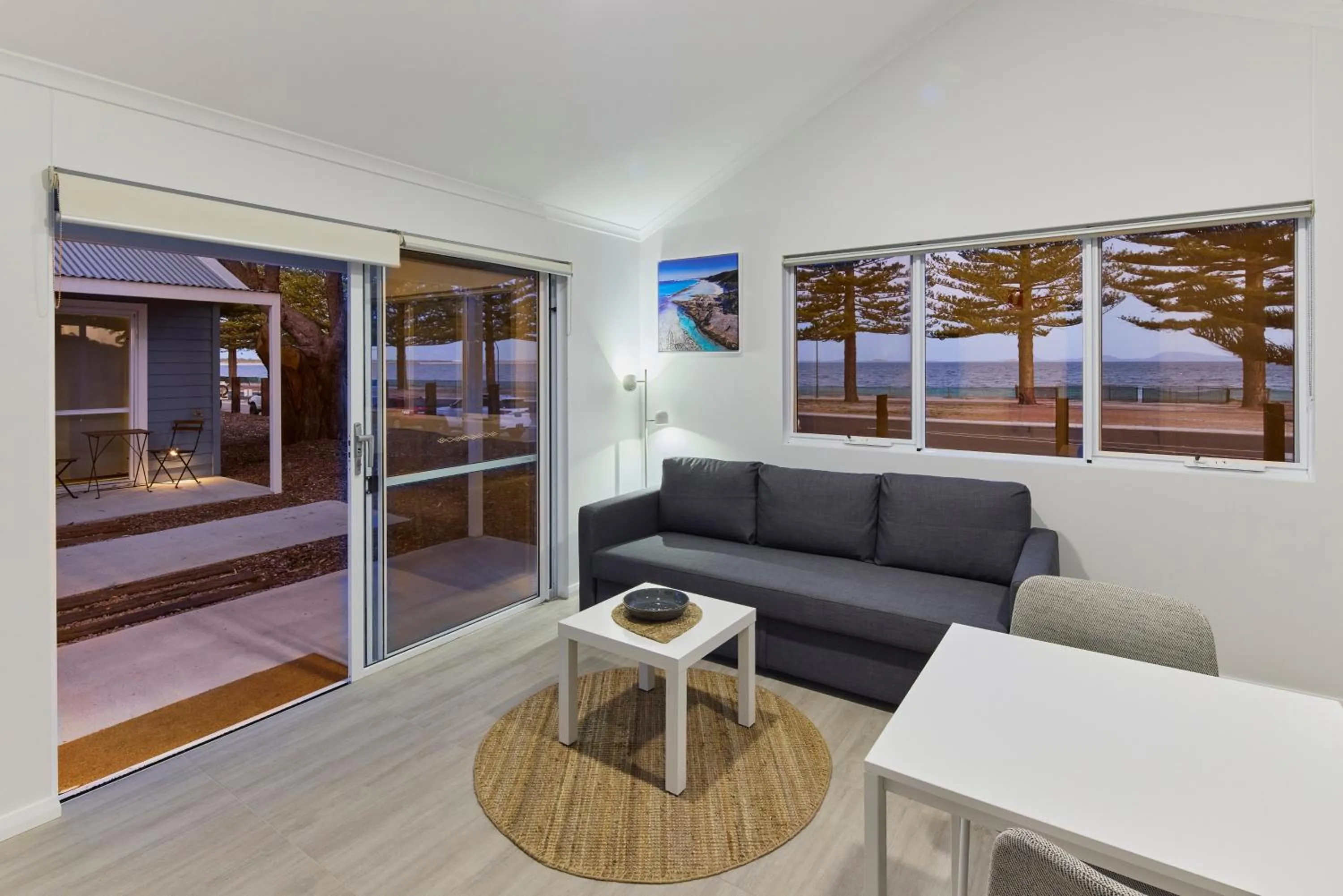 Living room in RAC Esperance Holiday Park