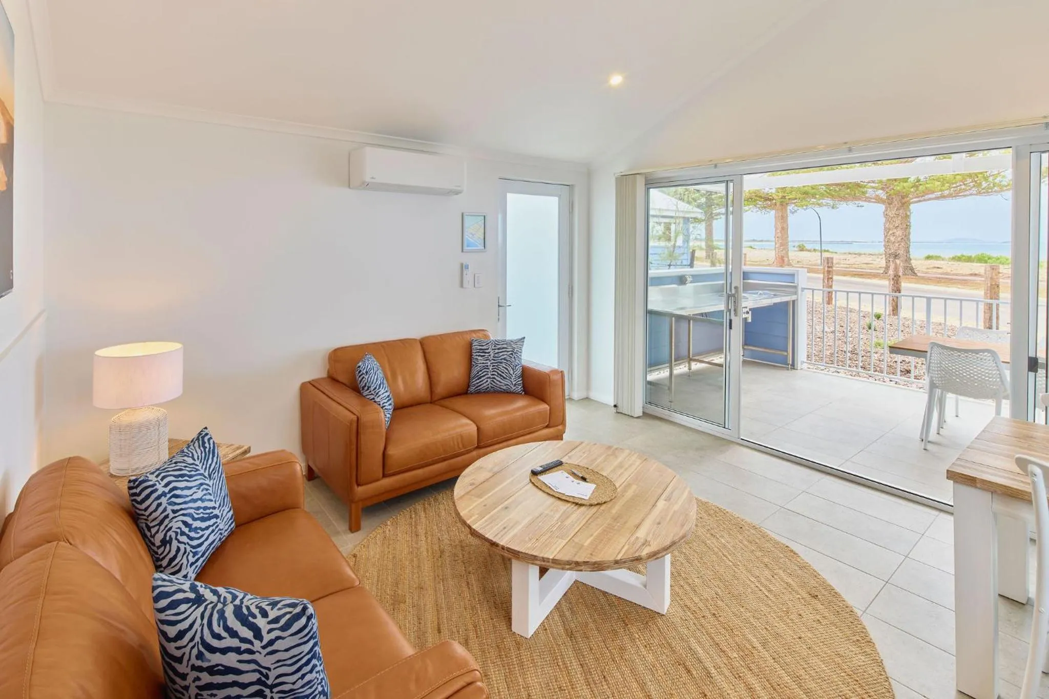 Living room in RAC Esperance Holiday Park