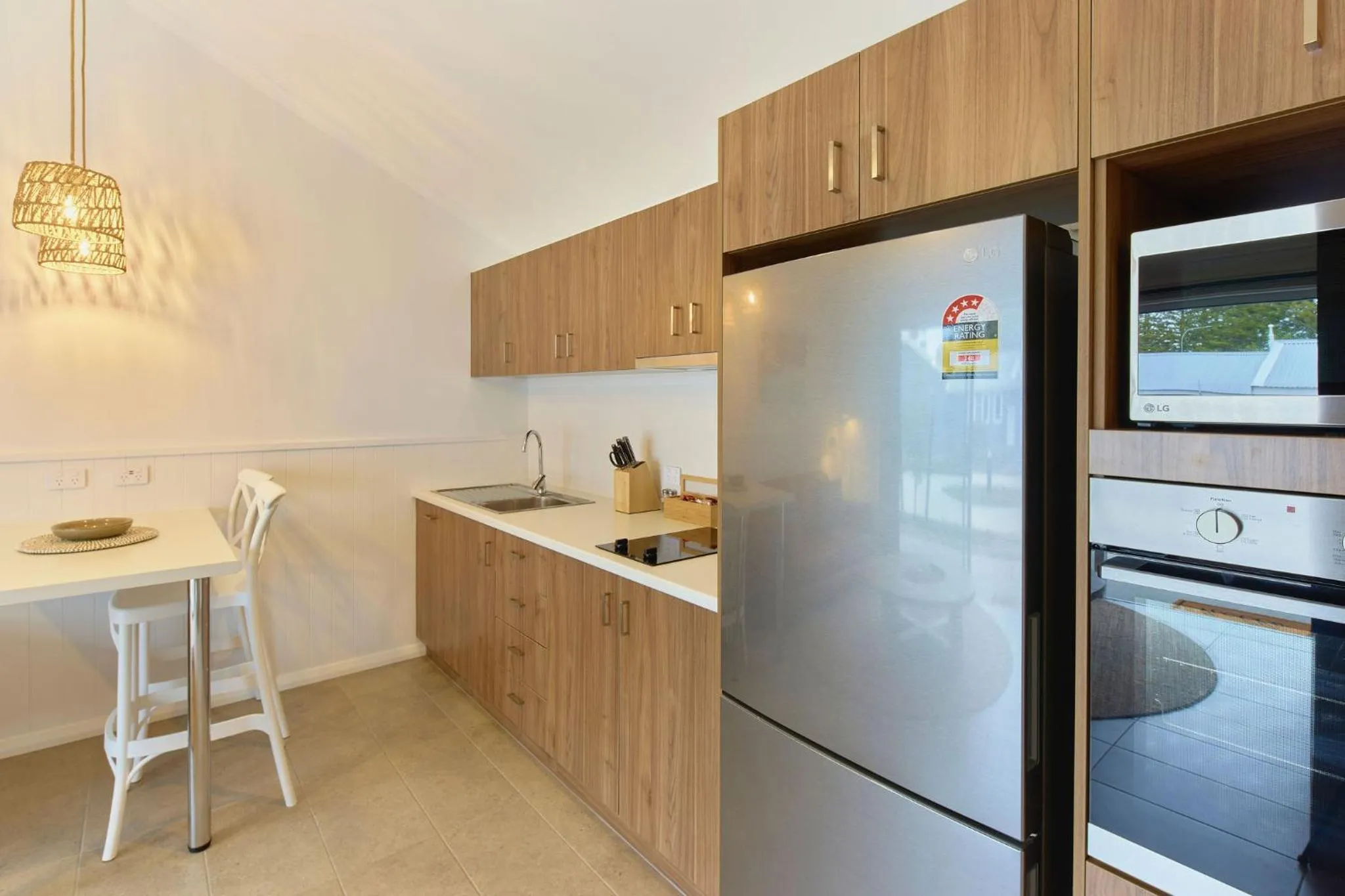 kitchen in RAC Esperance Holiday Park