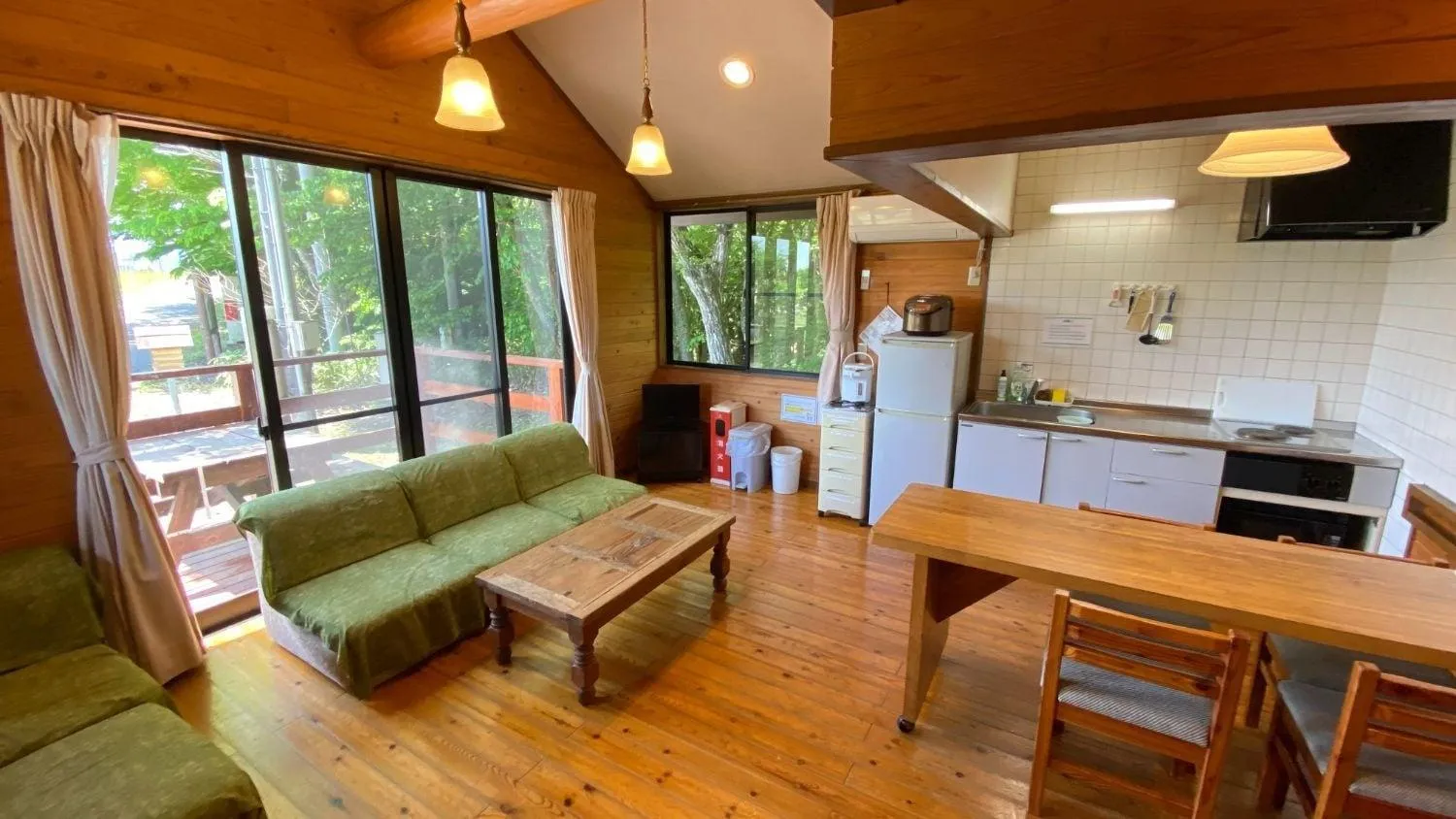 Kitchen or kitchenette in Tabinoteitaku Yakurai Cottage