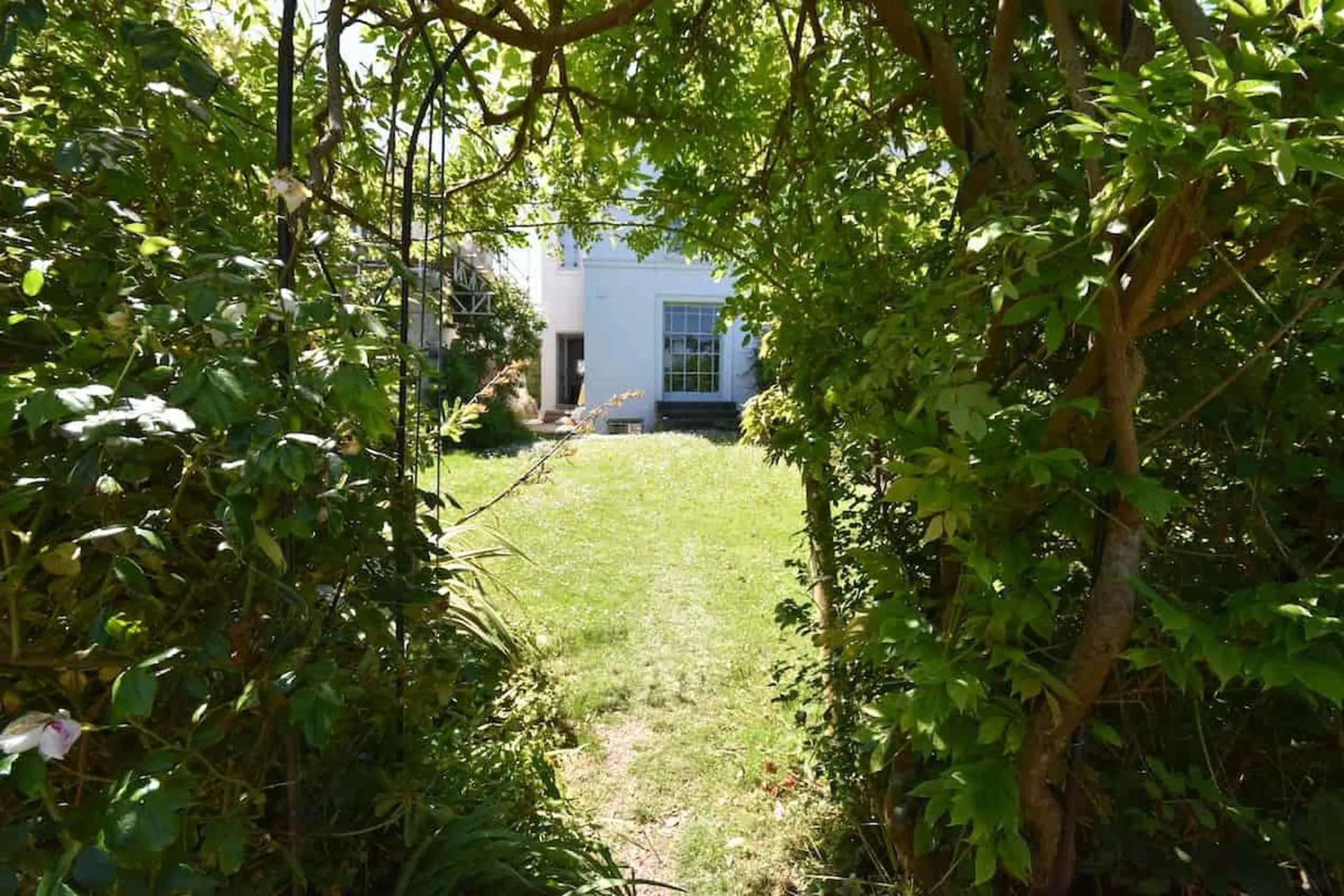 Patio in Arden Villa, sleeps 8, moments from the golden sandy beach of Ryde