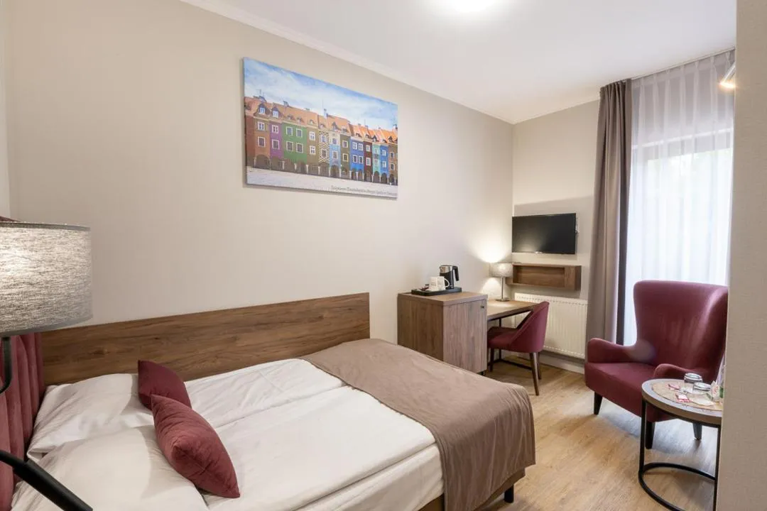 Bed in Hotel Topaz Poznań Centrum