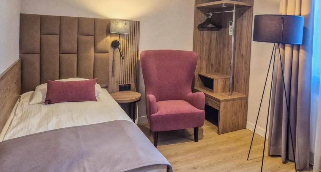 Bed in Hotel Topaz Poznań Centrum