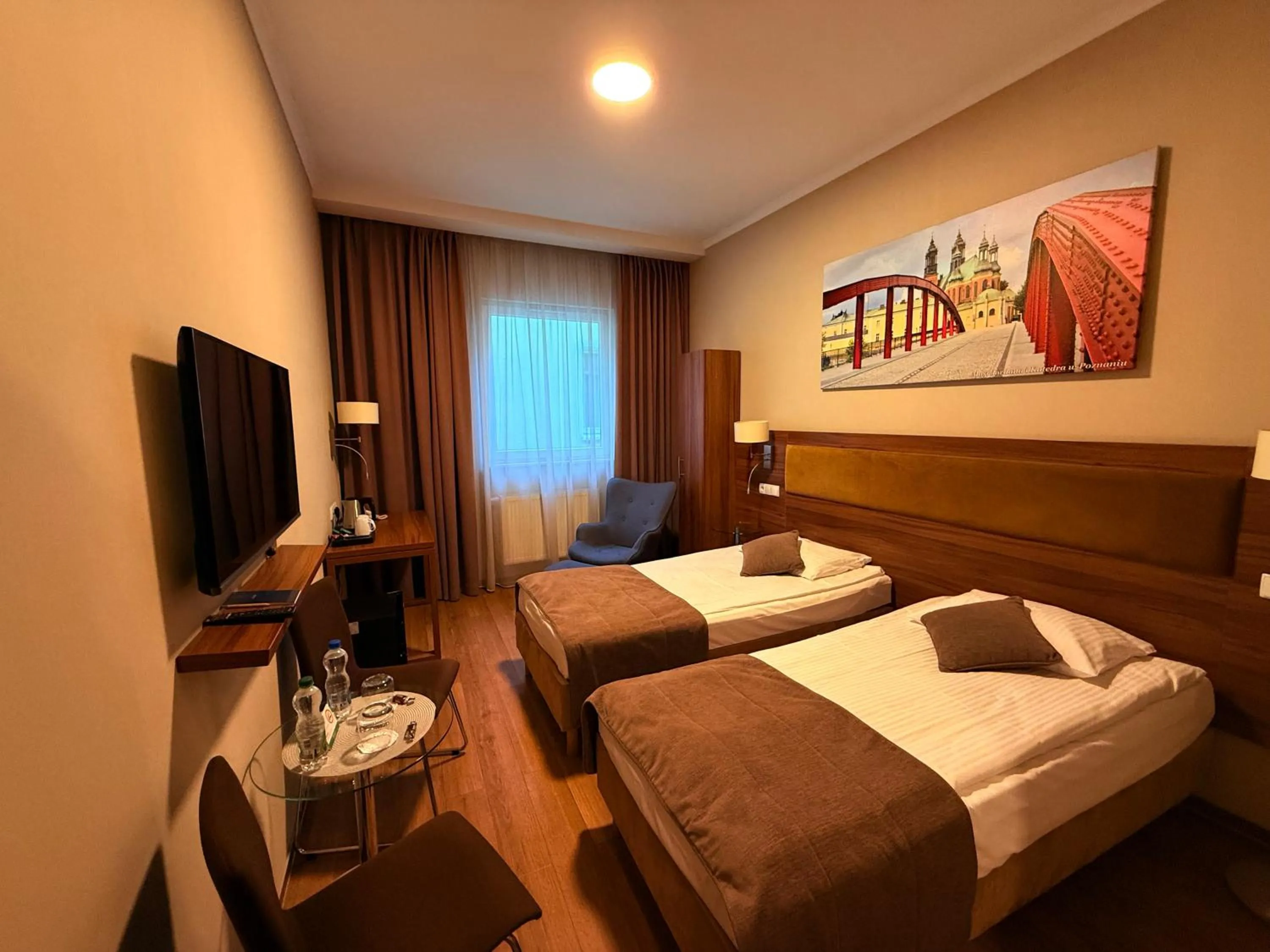 Bed in Hotel Topaz Poznań Centrum