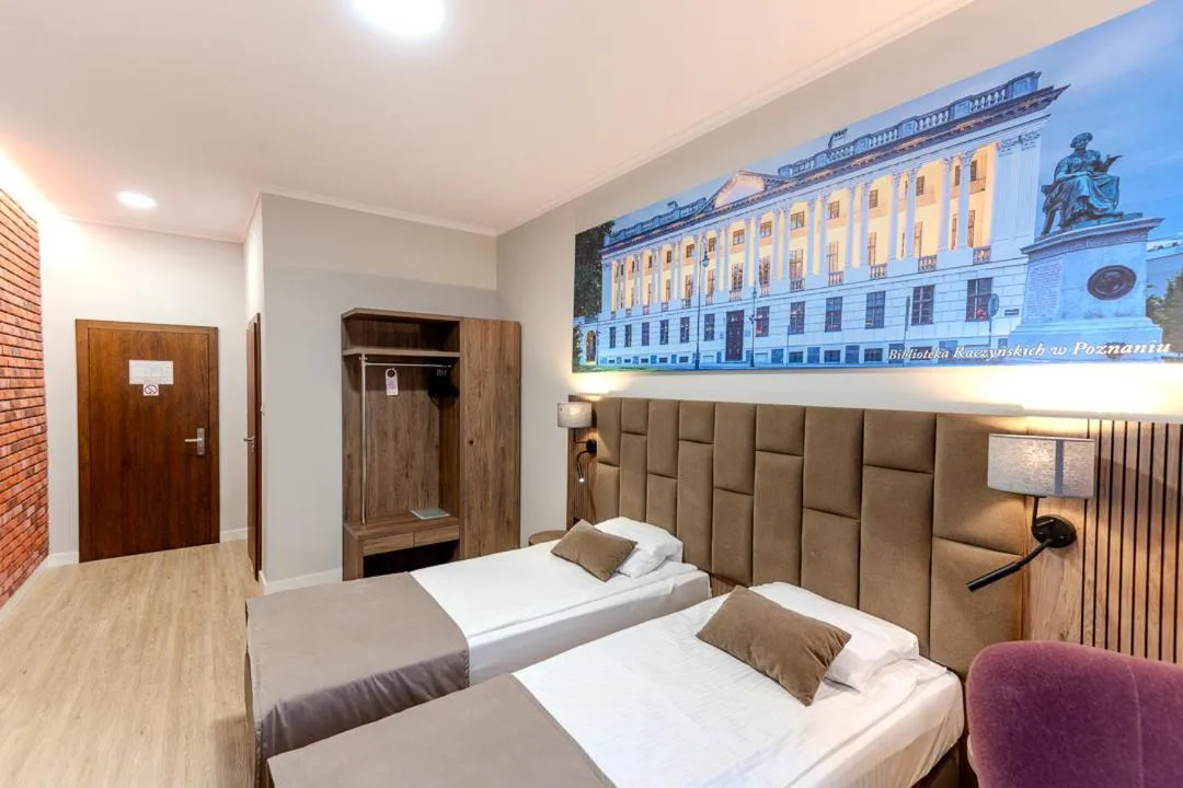 Bed in Hotel Topaz Poznań Centrum