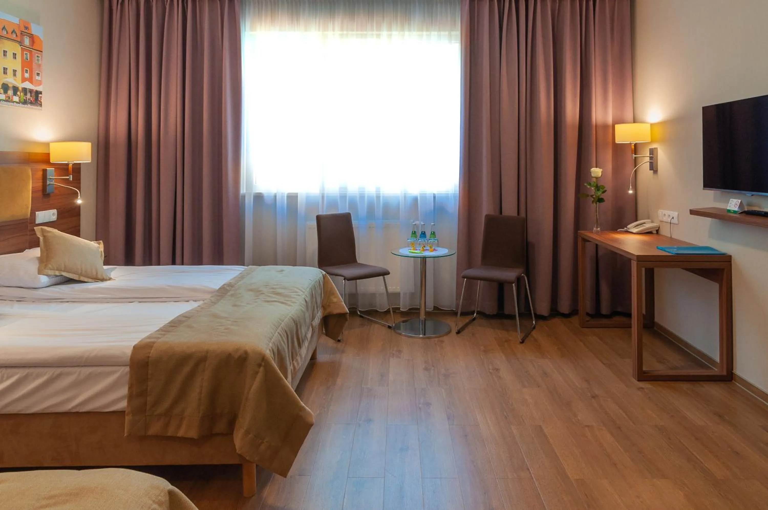 Bed in Hotel Topaz Poznań Centrum