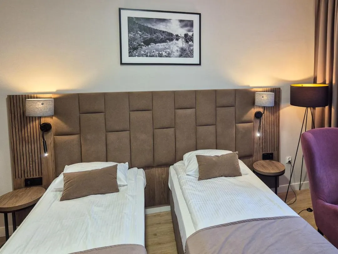 Bed in Hotel Topaz Poznań Centrum