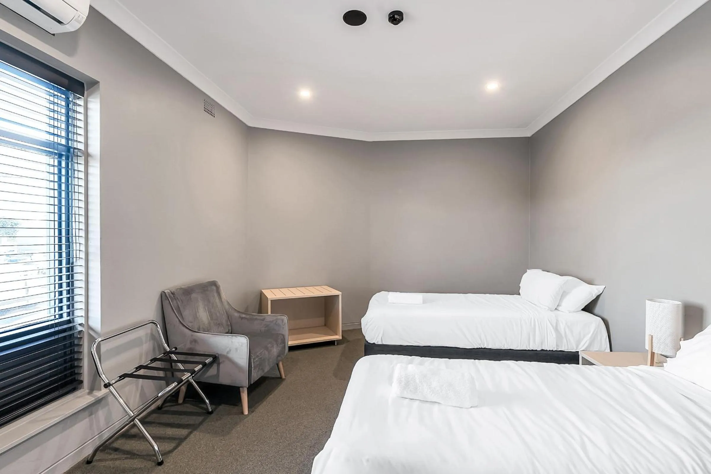 Bed in Illinois Hotel