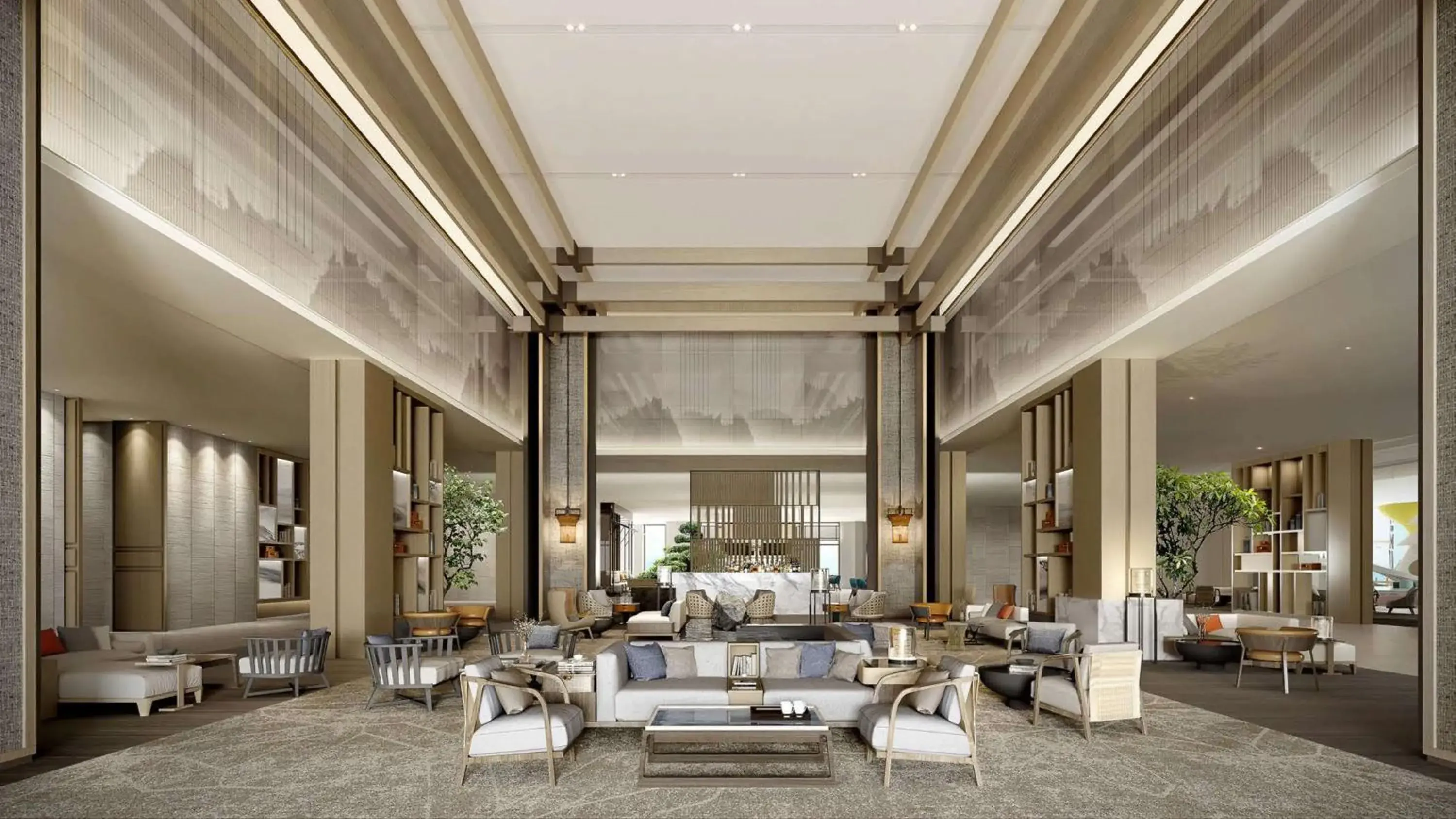 Lobby or reception in Doubletree By Hilton Taizhou Shenxianju Lobby or reception in Doubletree By Hilton Taizhou Shenxianju