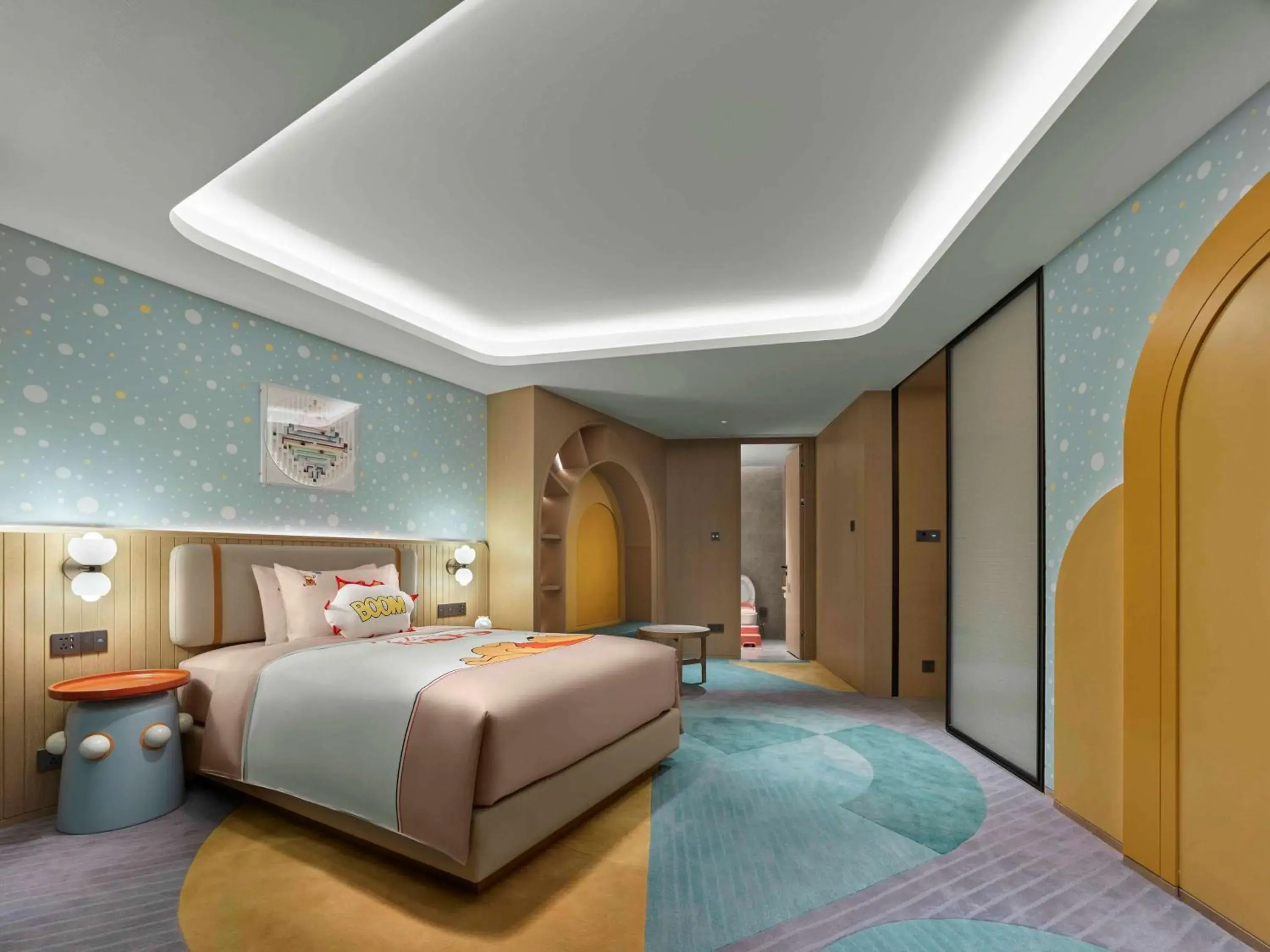 Bed in Doubletree By Hilton Taizhou Shenxianju Bed in Doubletree By Hilton Taizhou Shenxianju