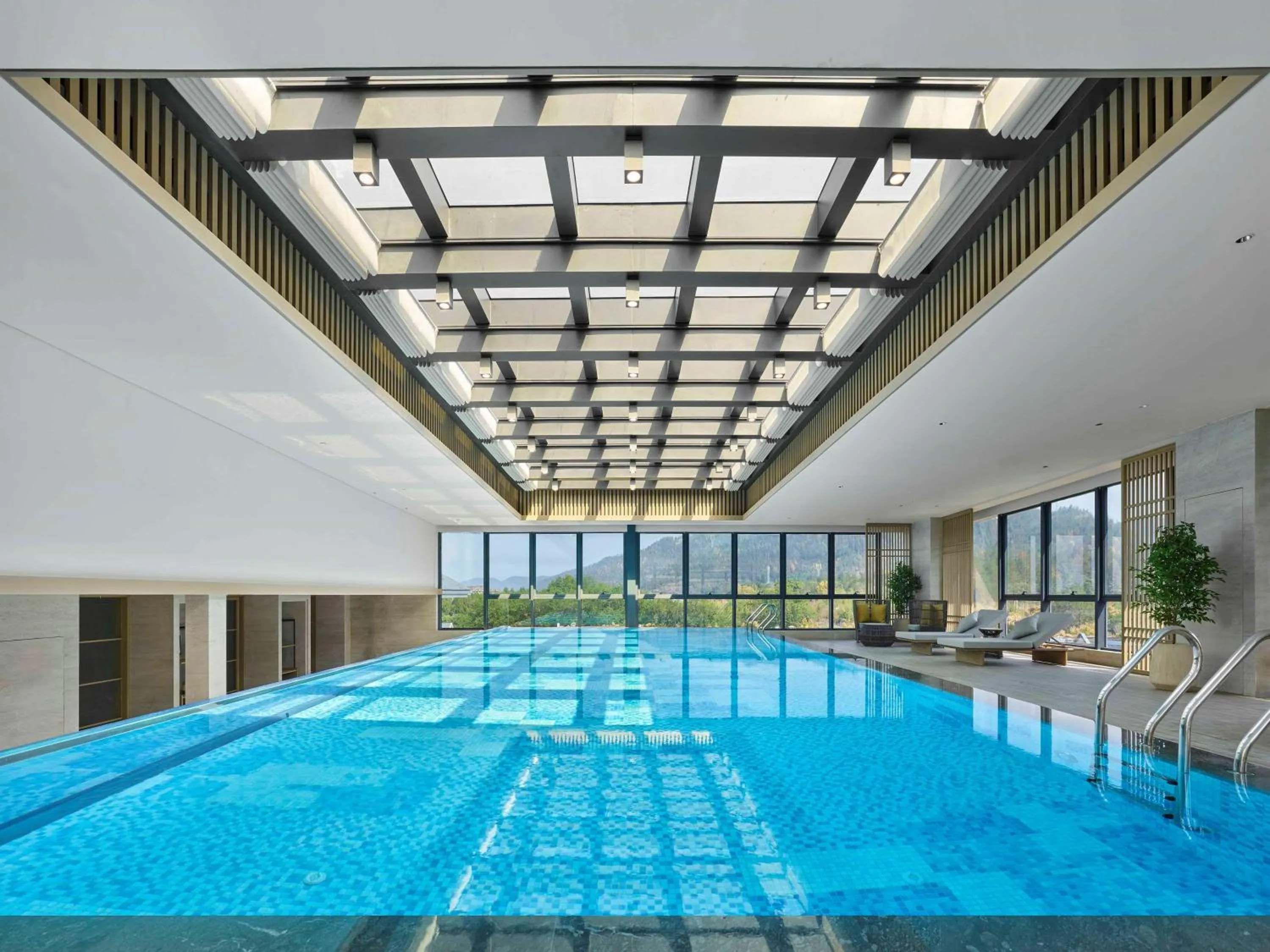 Pool view in Doubletree By Hilton Taizhou Shenxianju