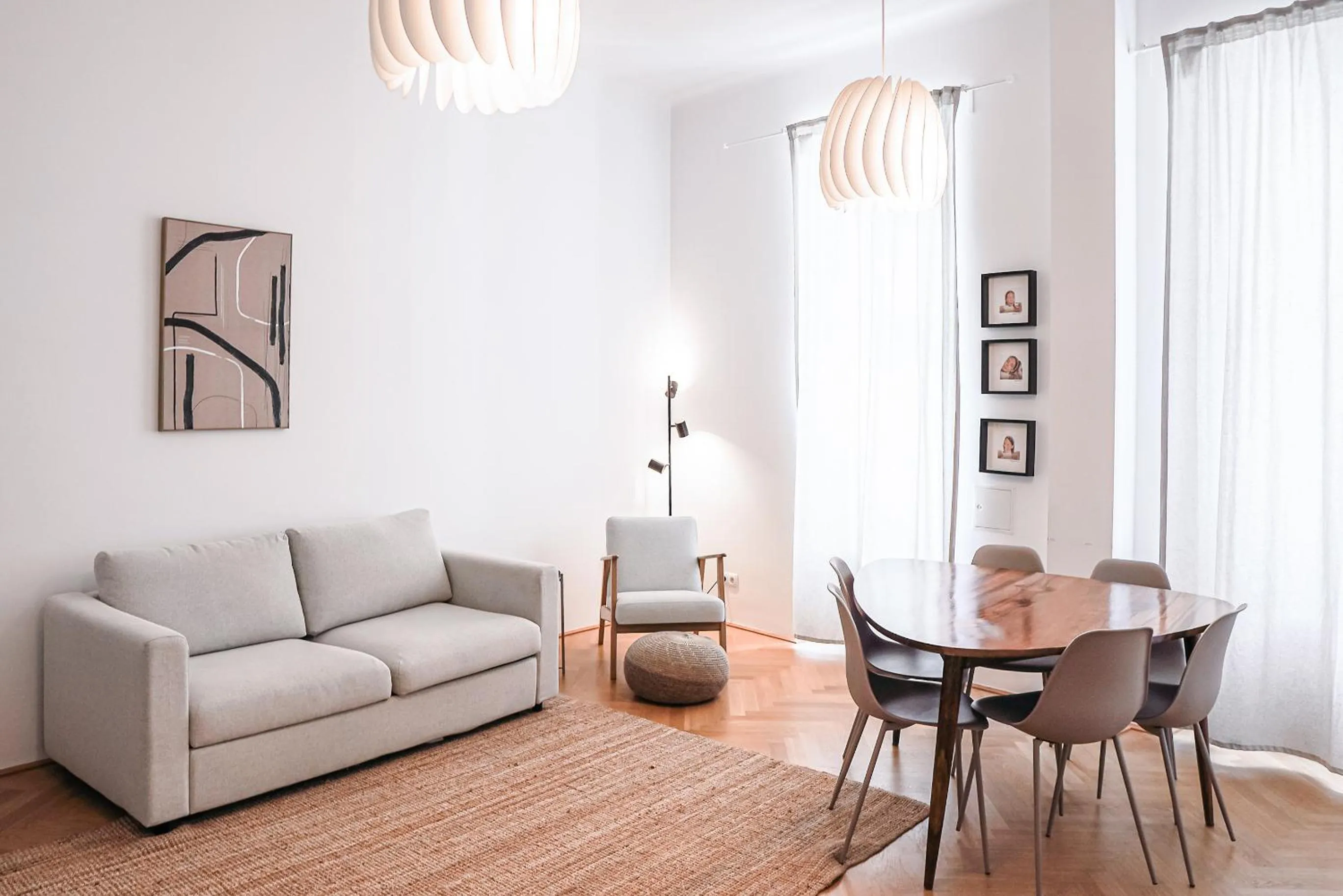 Living room in HeyMi Apartments Zentagasse