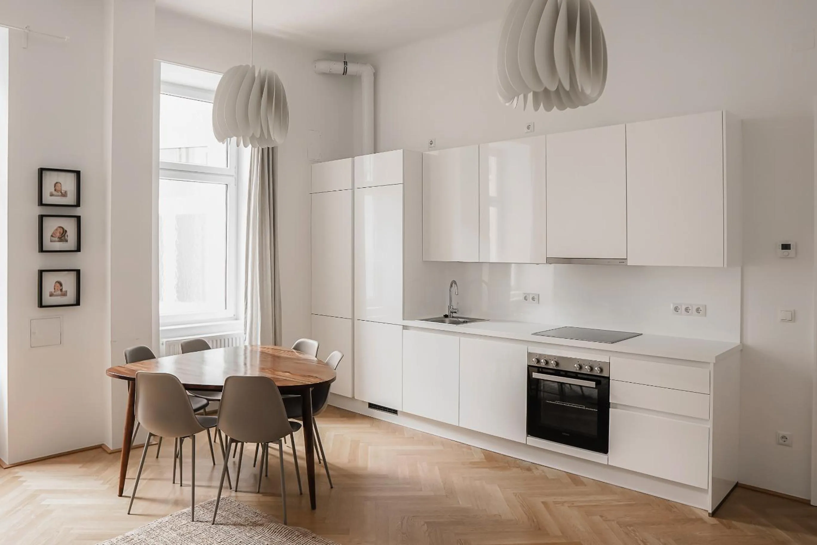 kitchen in HeyMi Apartments Zentagasse