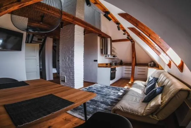 Living room in Vila Pražská