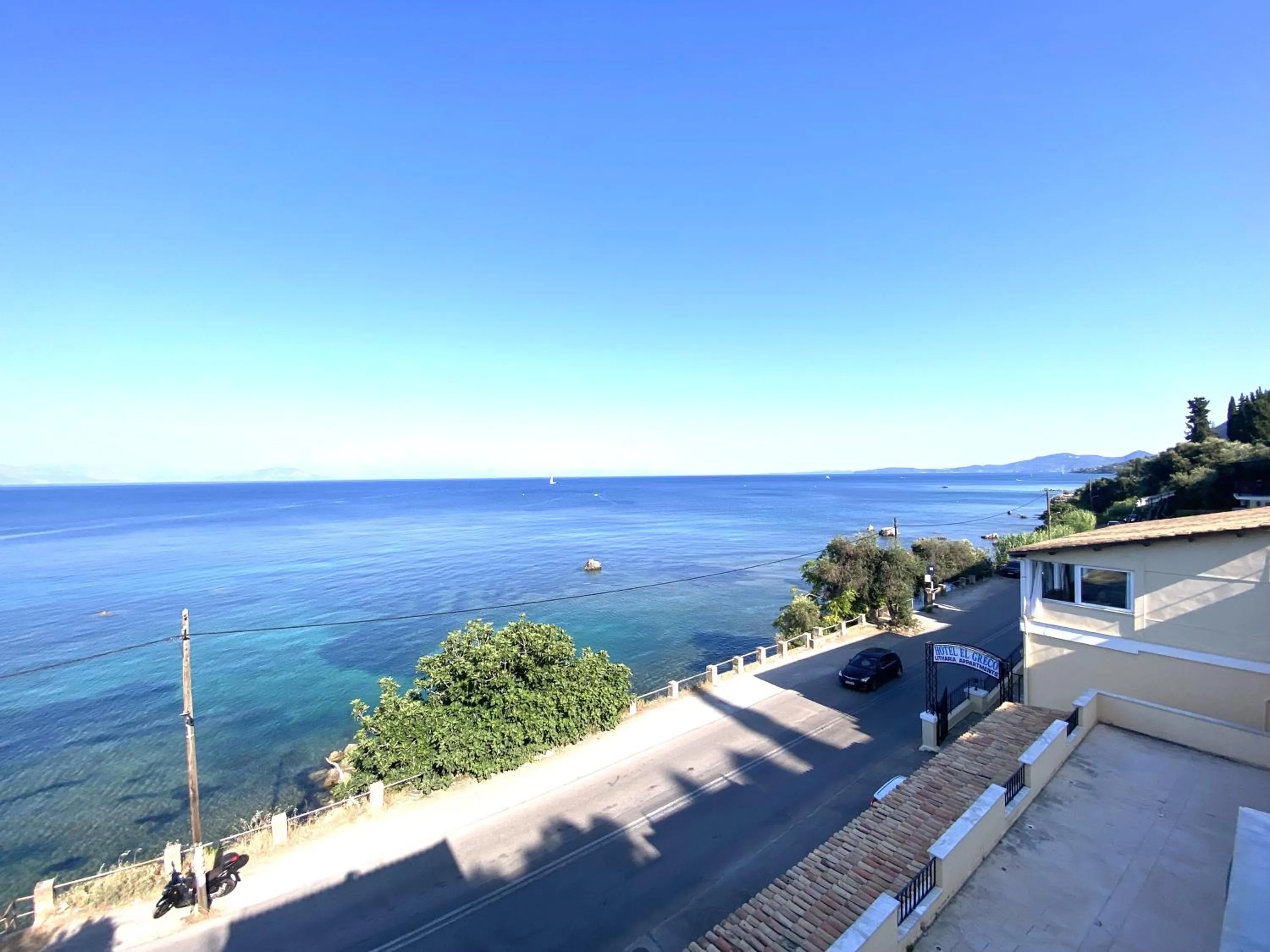 Street view in El Greco hotel by Estia