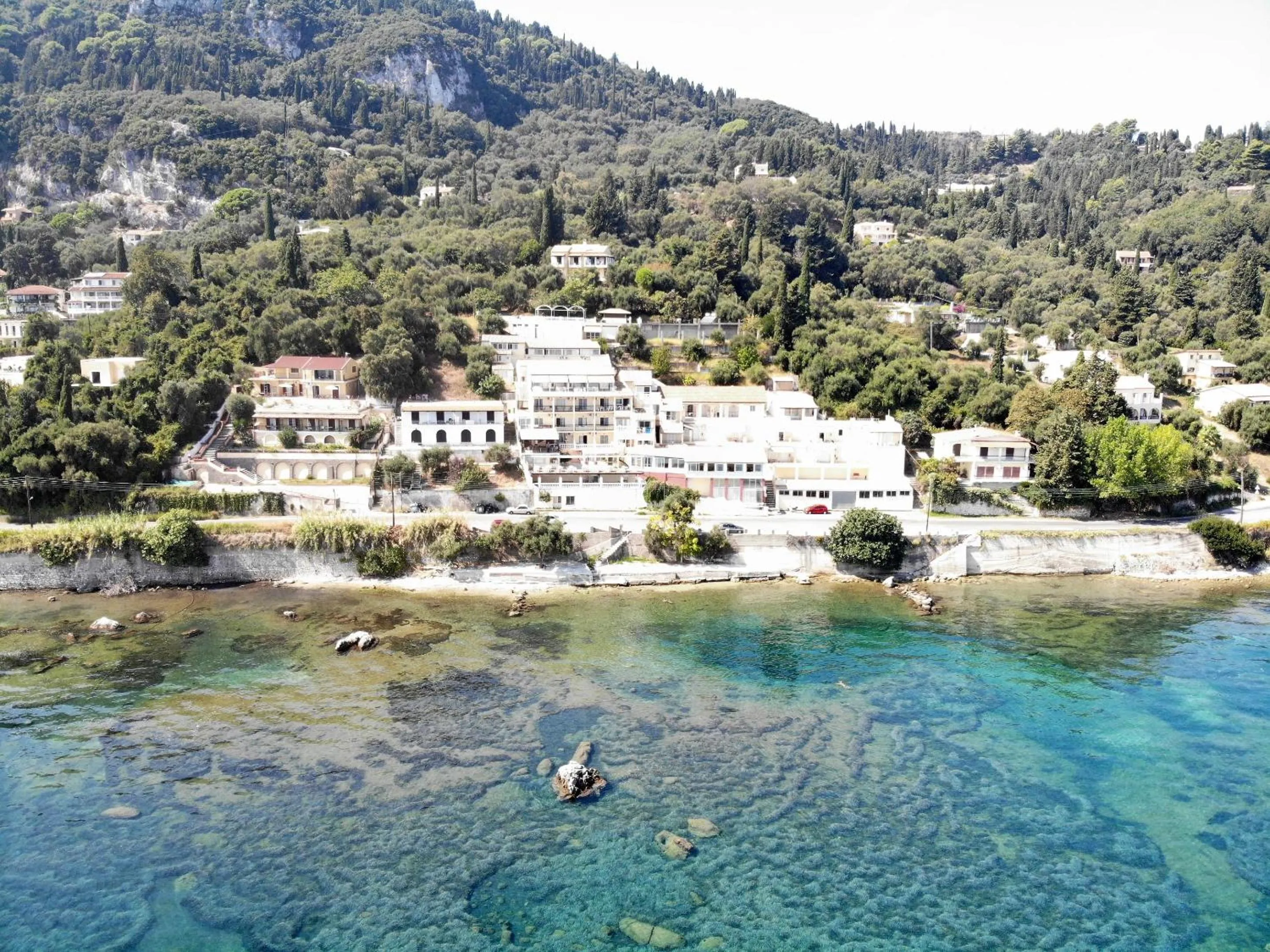 Property building in El Greco hotel by Estia