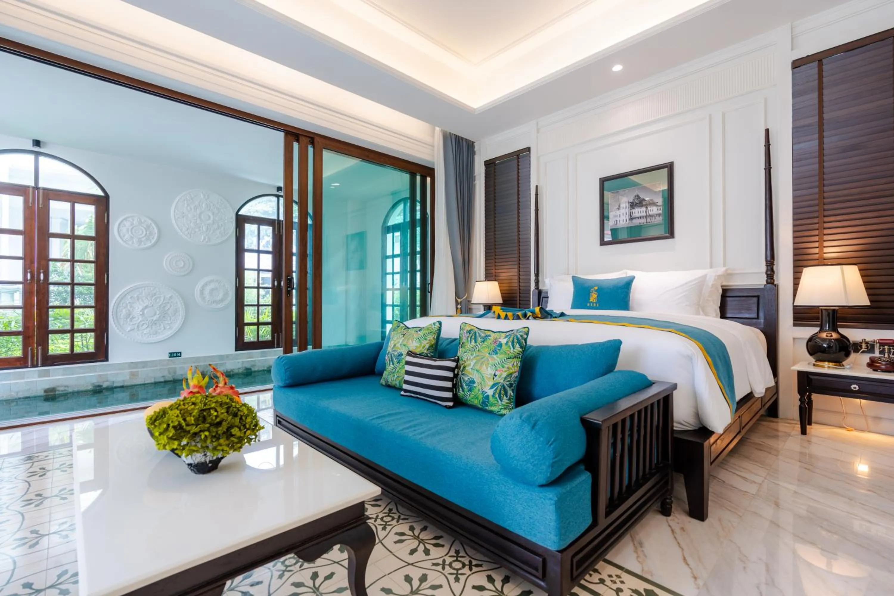 Living room, Bed in Siri Village Chiang Mai