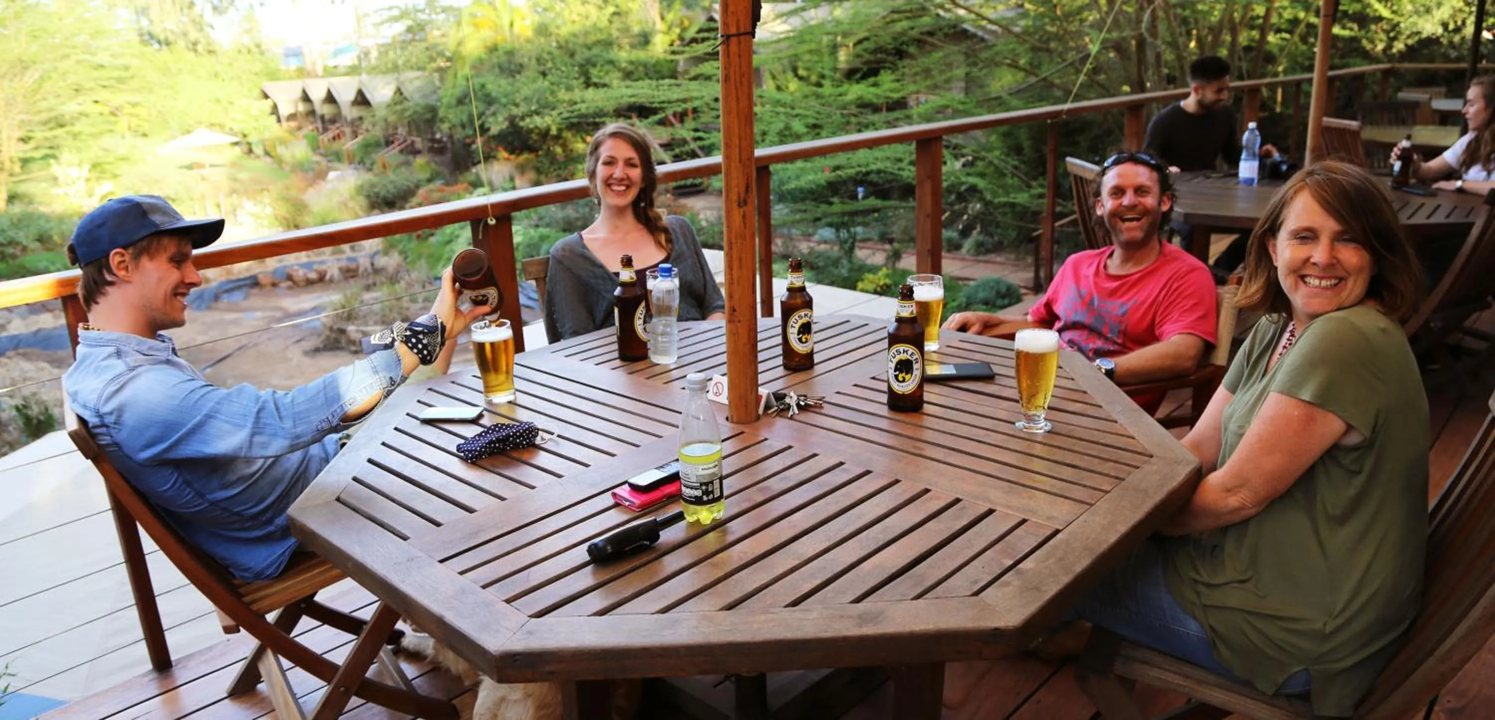 Lounge or bar in Wildebeest Eco Camp