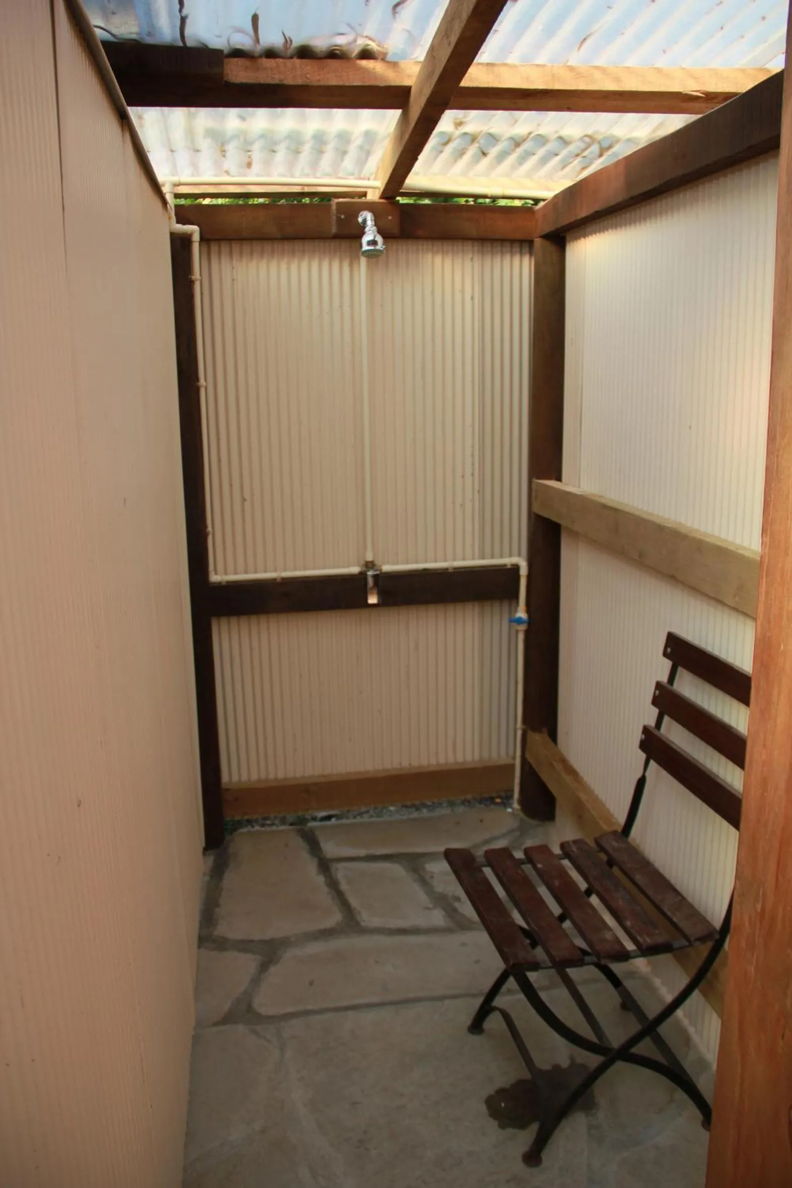 Shower in Wildebeest Eco Camp