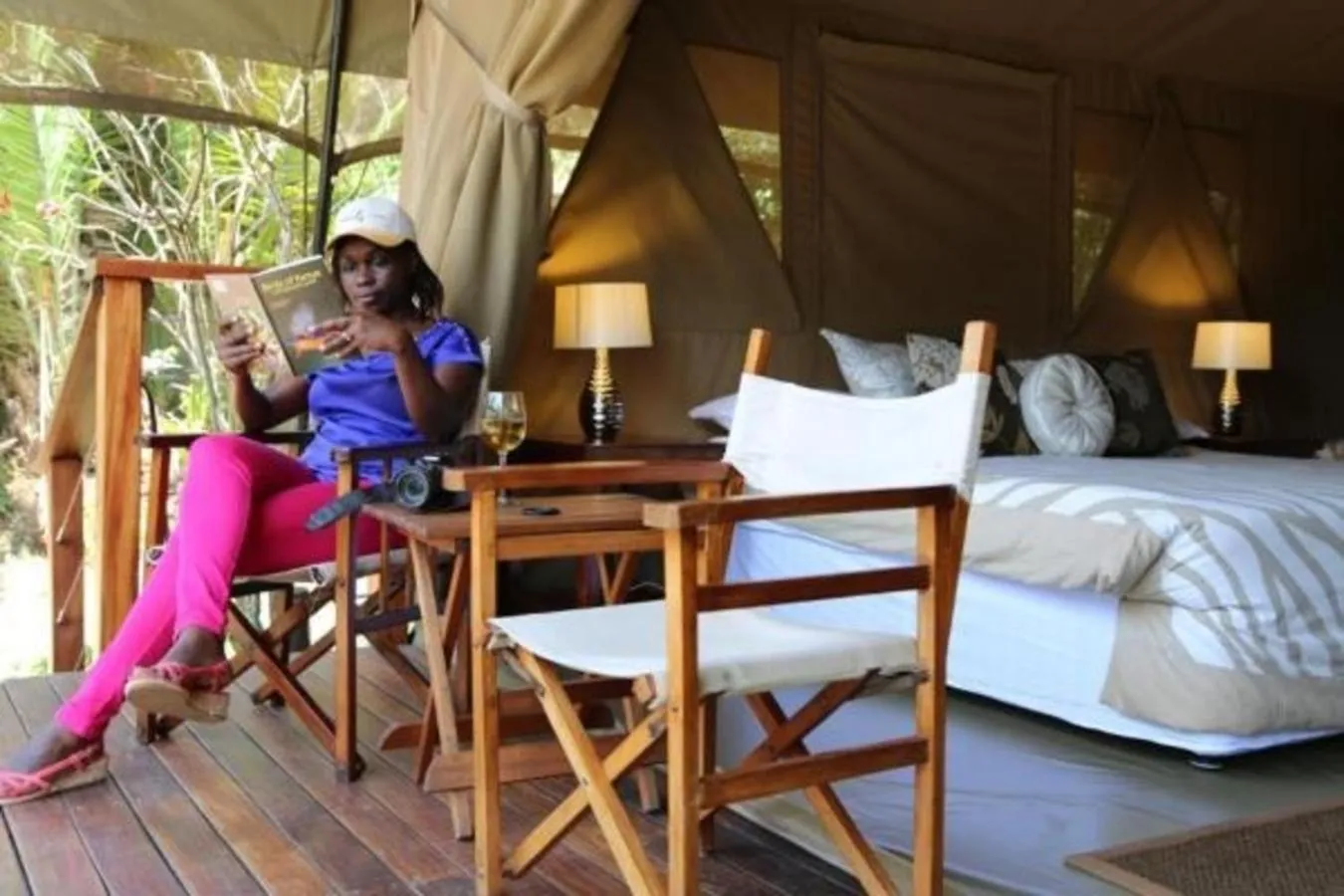 Bedroom in Wildebeest Eco Camp