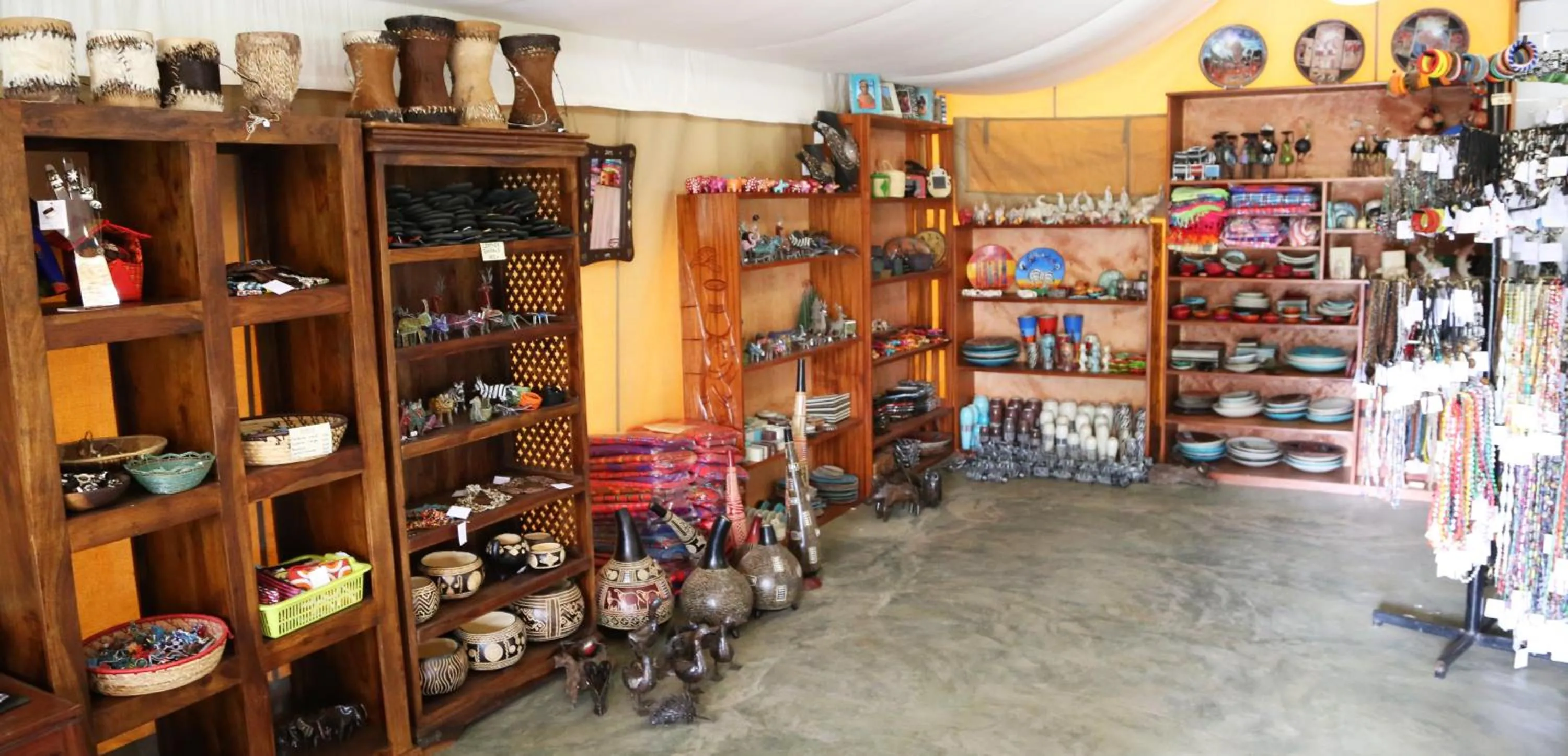 On-site shops in Wildebeest Eco Camp
