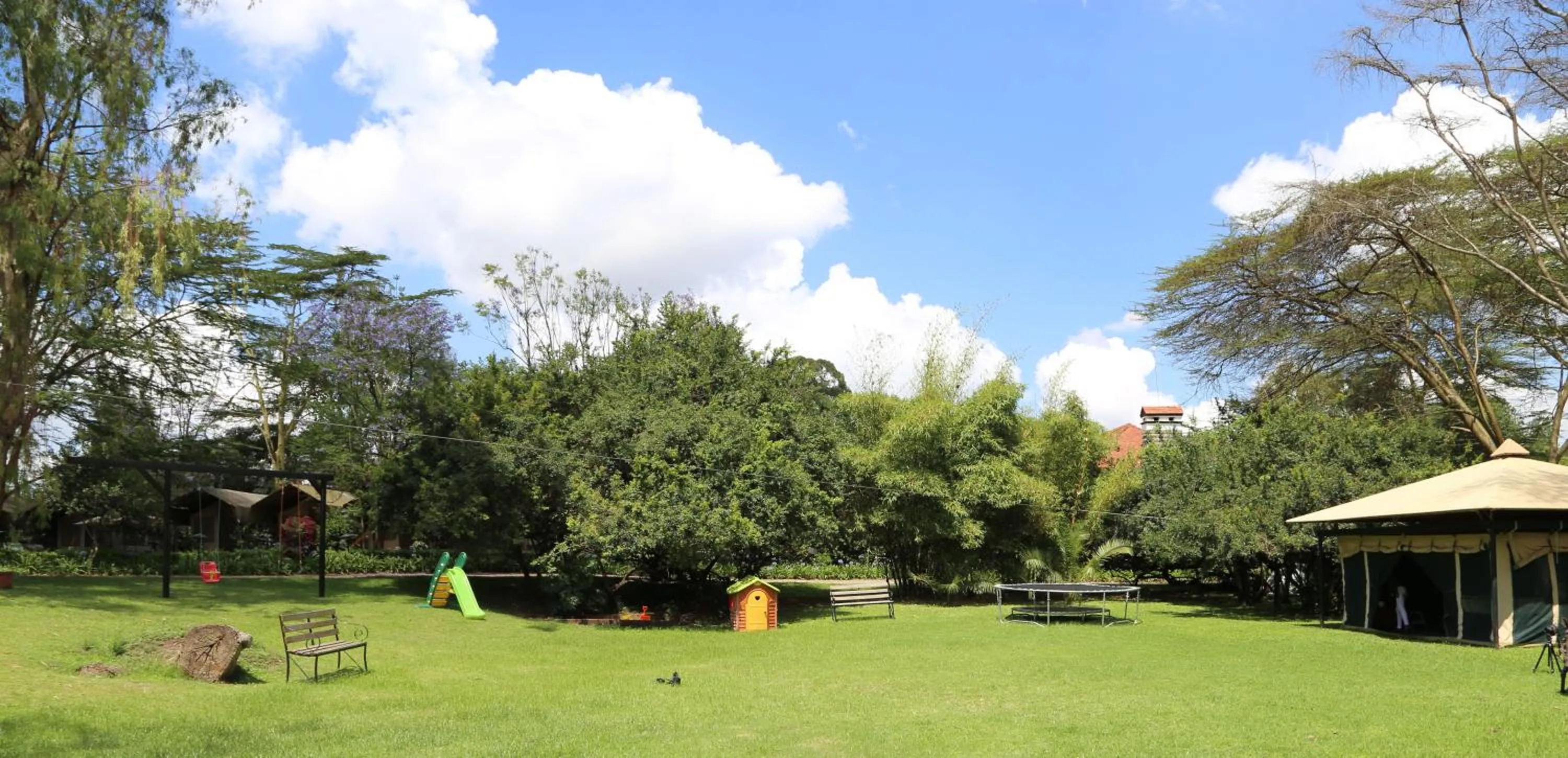 Children play ground in Wildebeest Eco Camp
