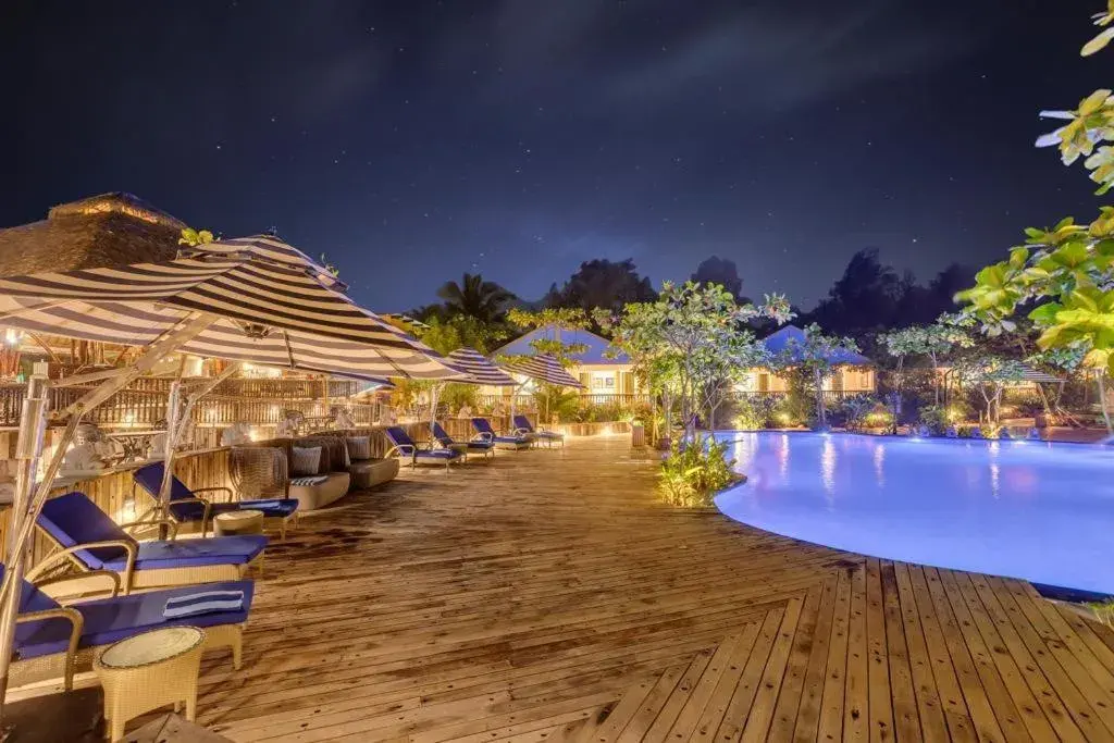 Swimming pool in Mayfair On Sea, Morjim Beach, Goa Swimming pool in Mayfair On Sea, Morjim Beach, Goa