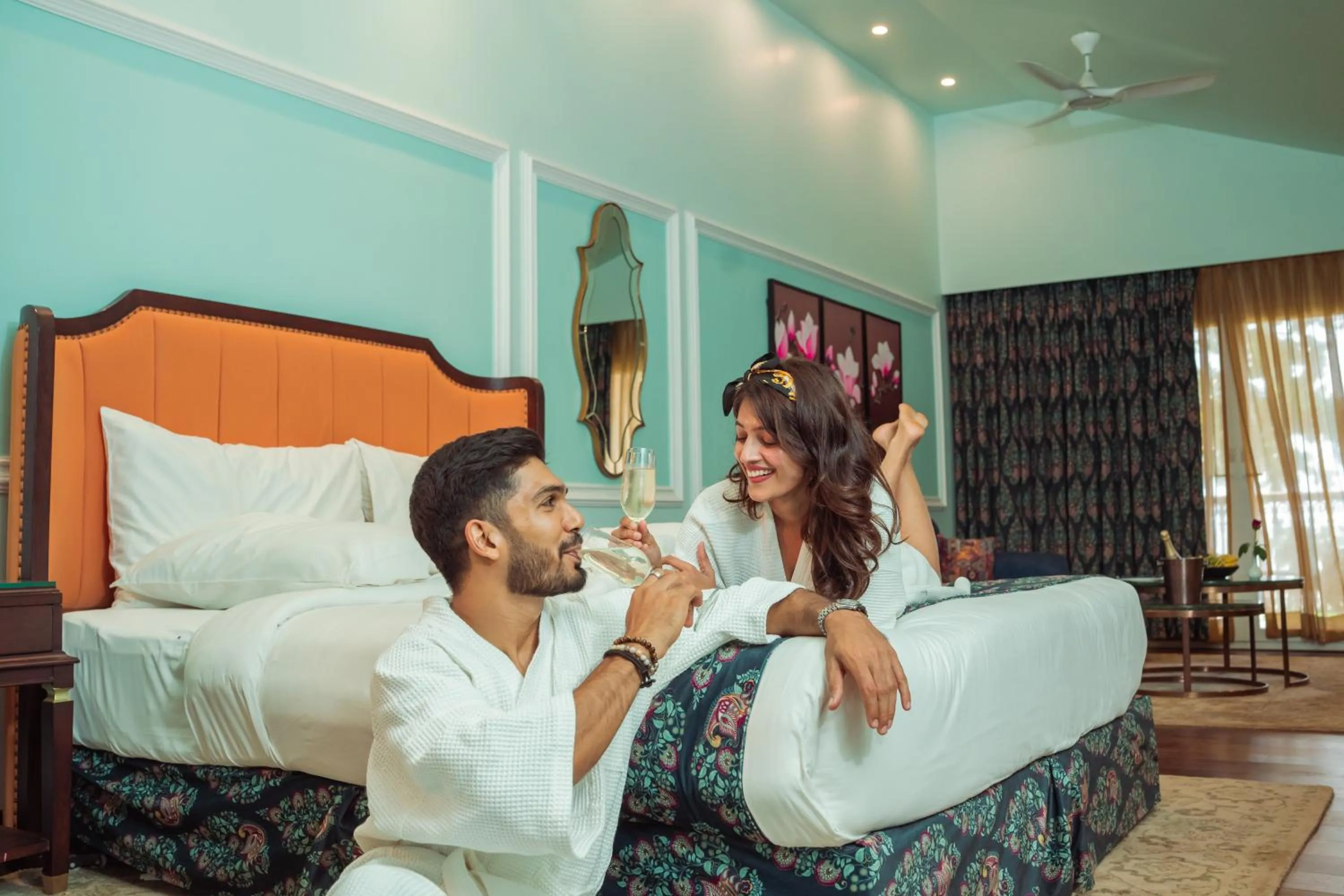 Bed in Mayfair On Sea, Morjim Beach, Goa