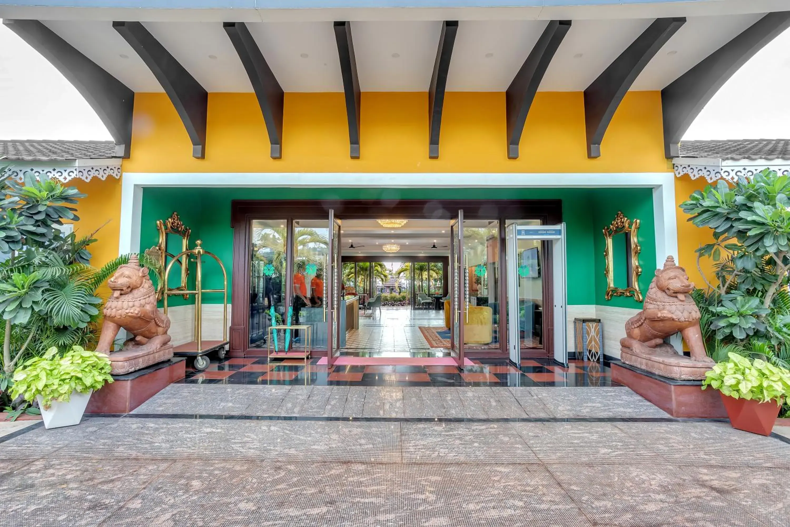 Facade/entrance in Mayfair On Sea, Morjim Beach, Goa Facade/entrance in Mayfair On Sea, Morjim Beach, Goa