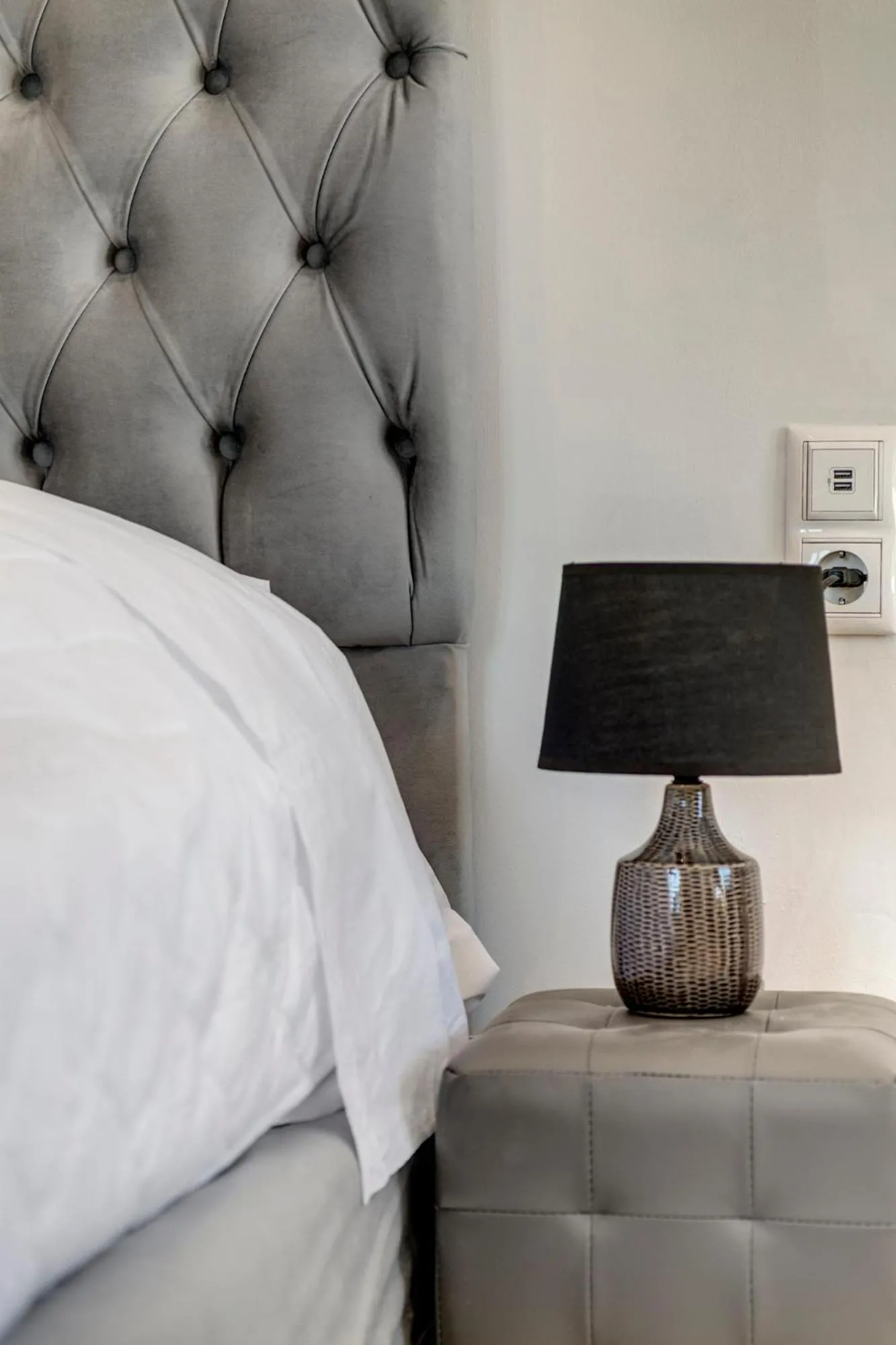 Bedroom, Bed in Chrysonisos Suites with Sunset & Seaviews near Kini