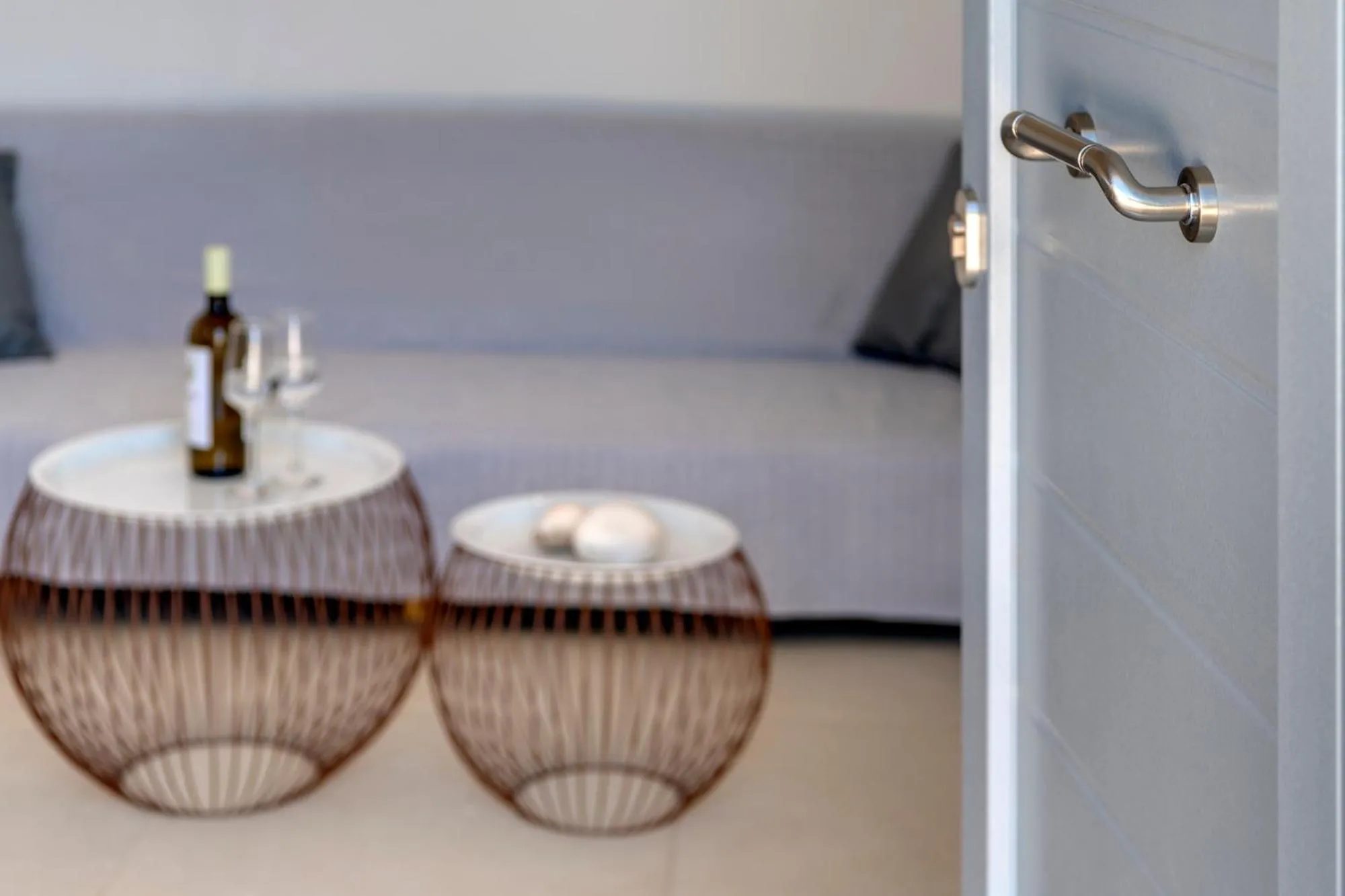 Decorative detail in Chrysonisos Suites with Sunset & Seaviews near Kini