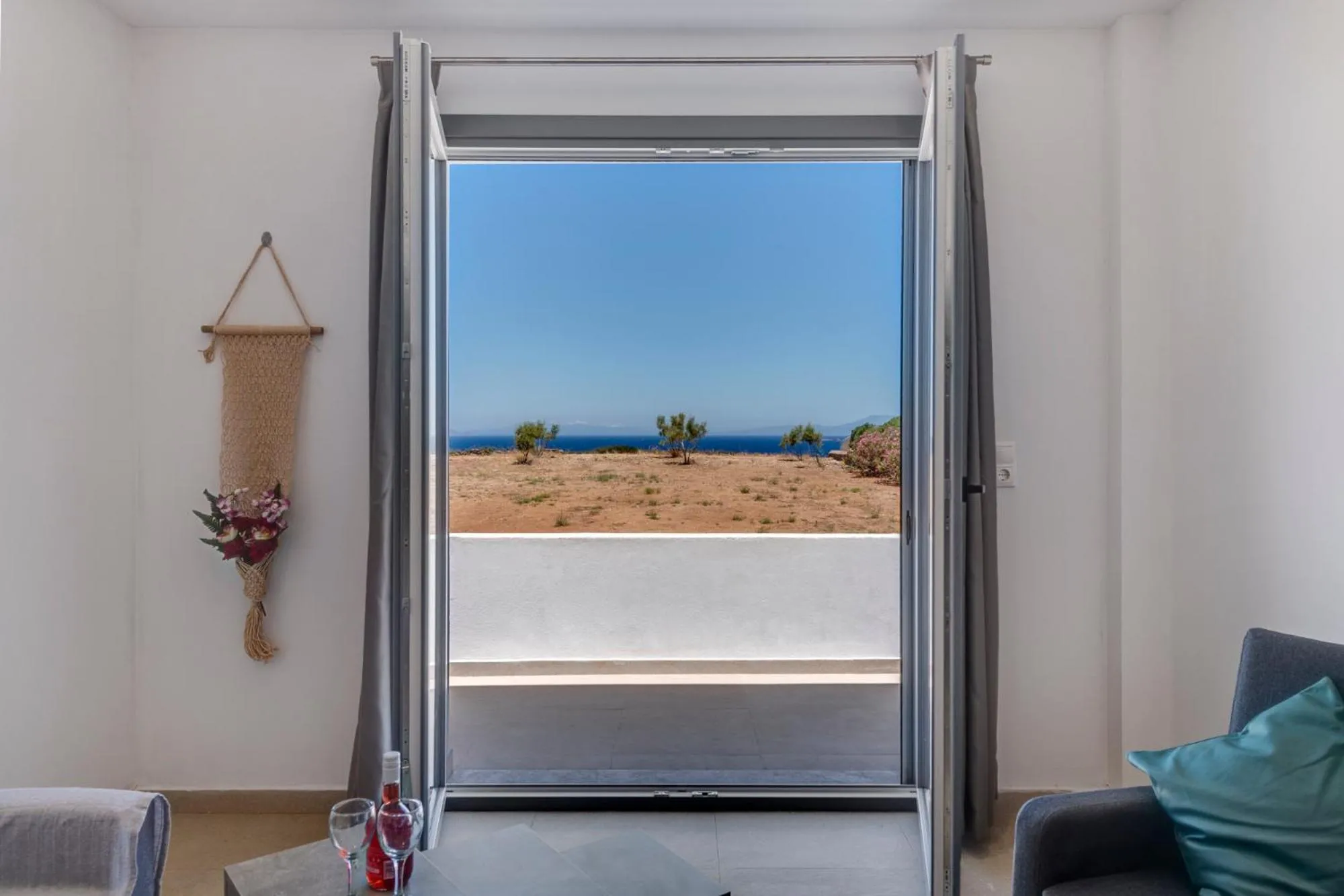 Natural landscape in Chrysonisos Suites with Sunset & Seaviews near Kini