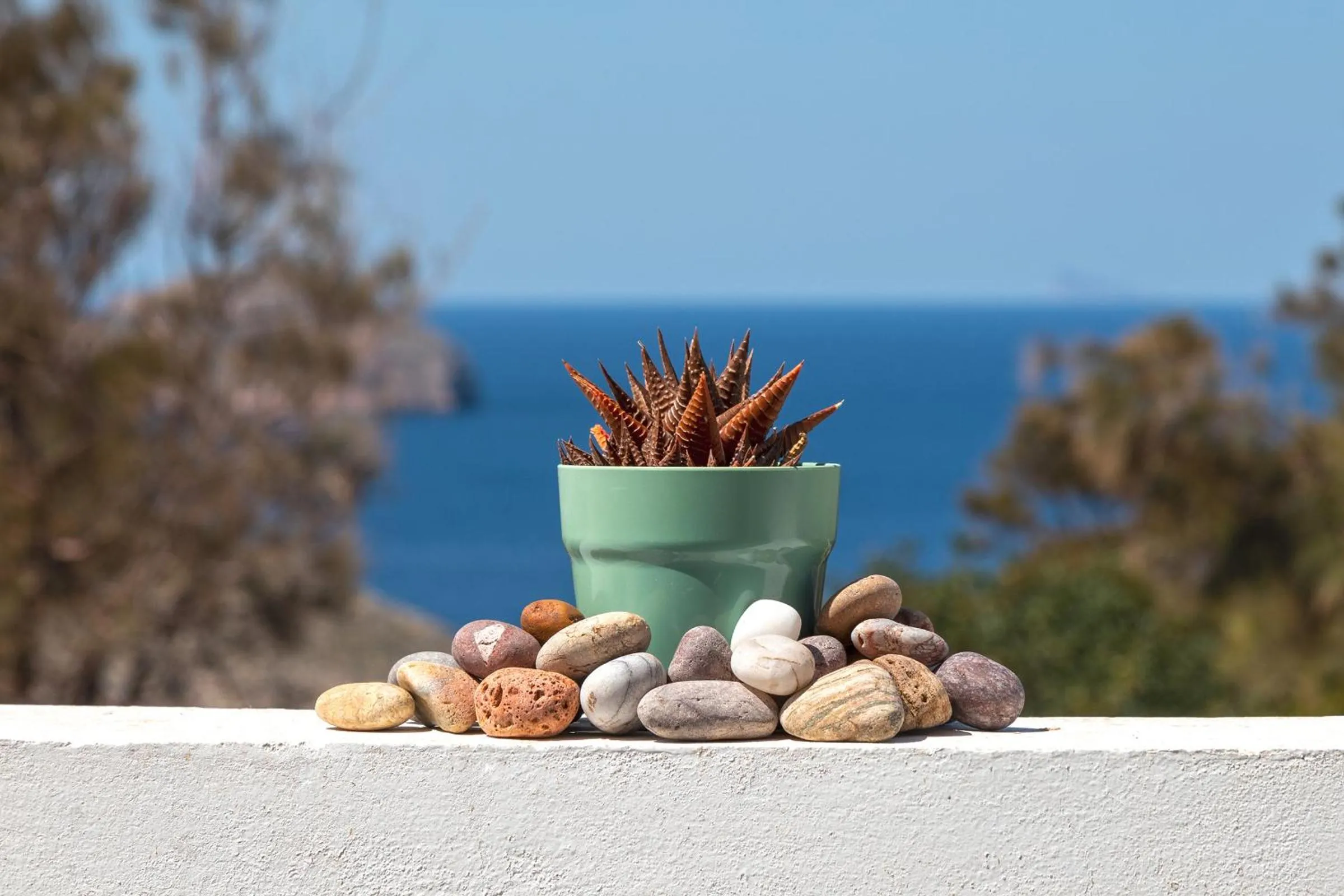 Sea view in Chrysonisos Suites with Sunset & Seaviews near Kini
