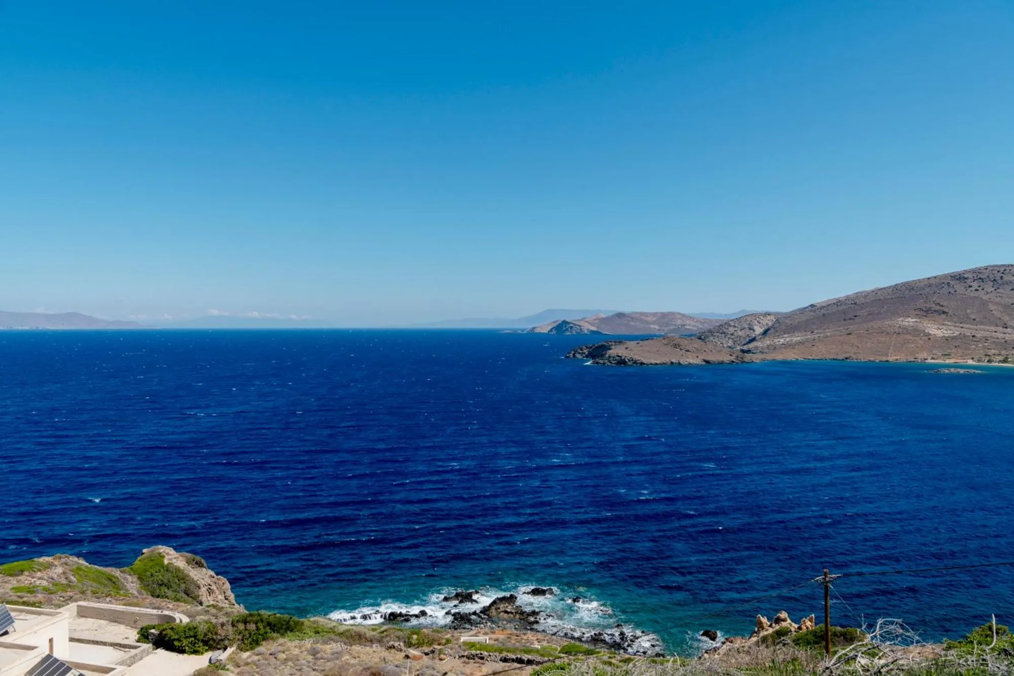 Natural landscape in Chrysonisos Suites with Sunset & Seaviews near Kini