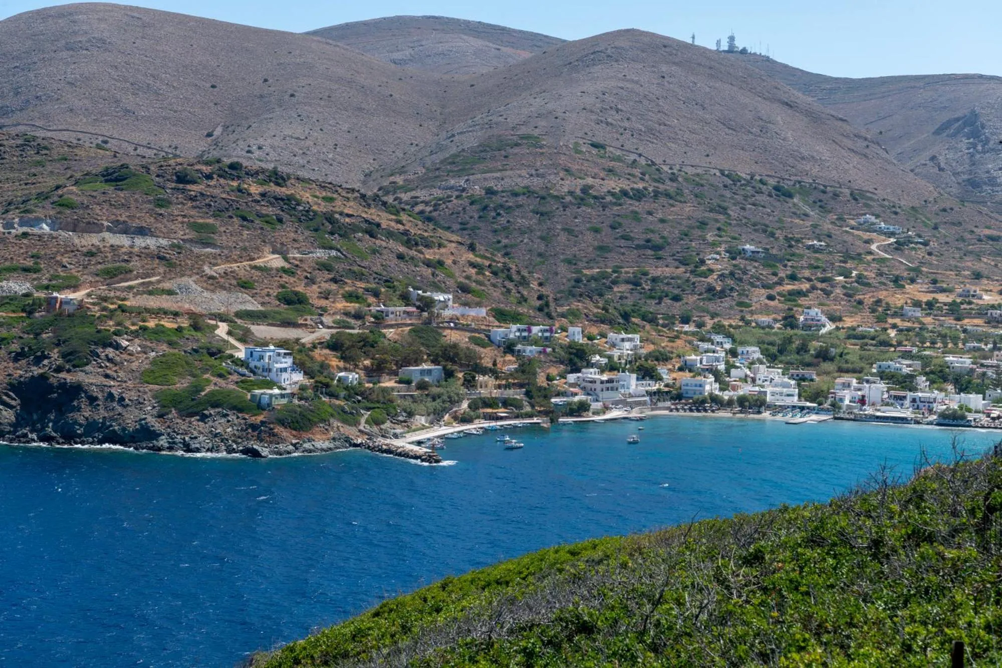 Natural landscape in Chrysonisos Suites with Sunset & Seaviews near Kini